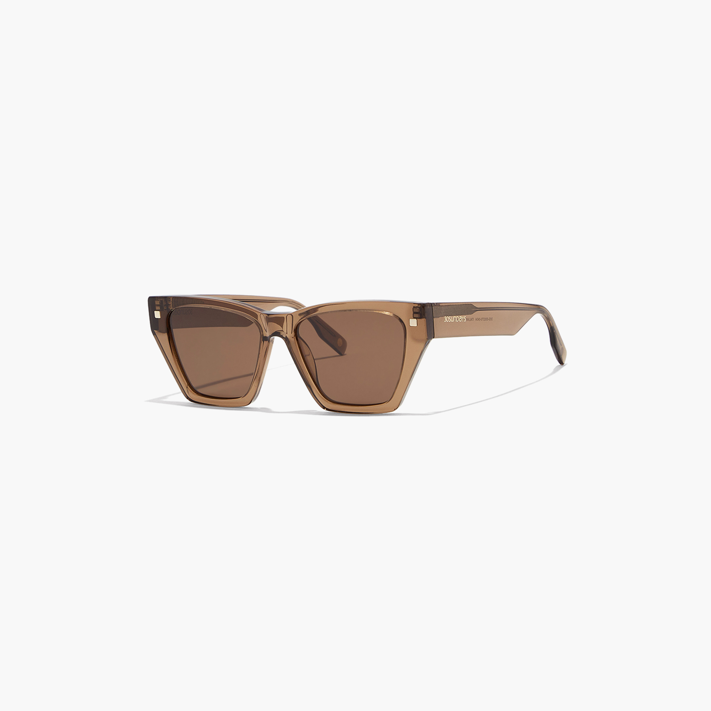 30Sundays Women Brown Lens 53 mm Cat Eye Sunglasses | 30S-000270-0404-women-sunglasses-image-1