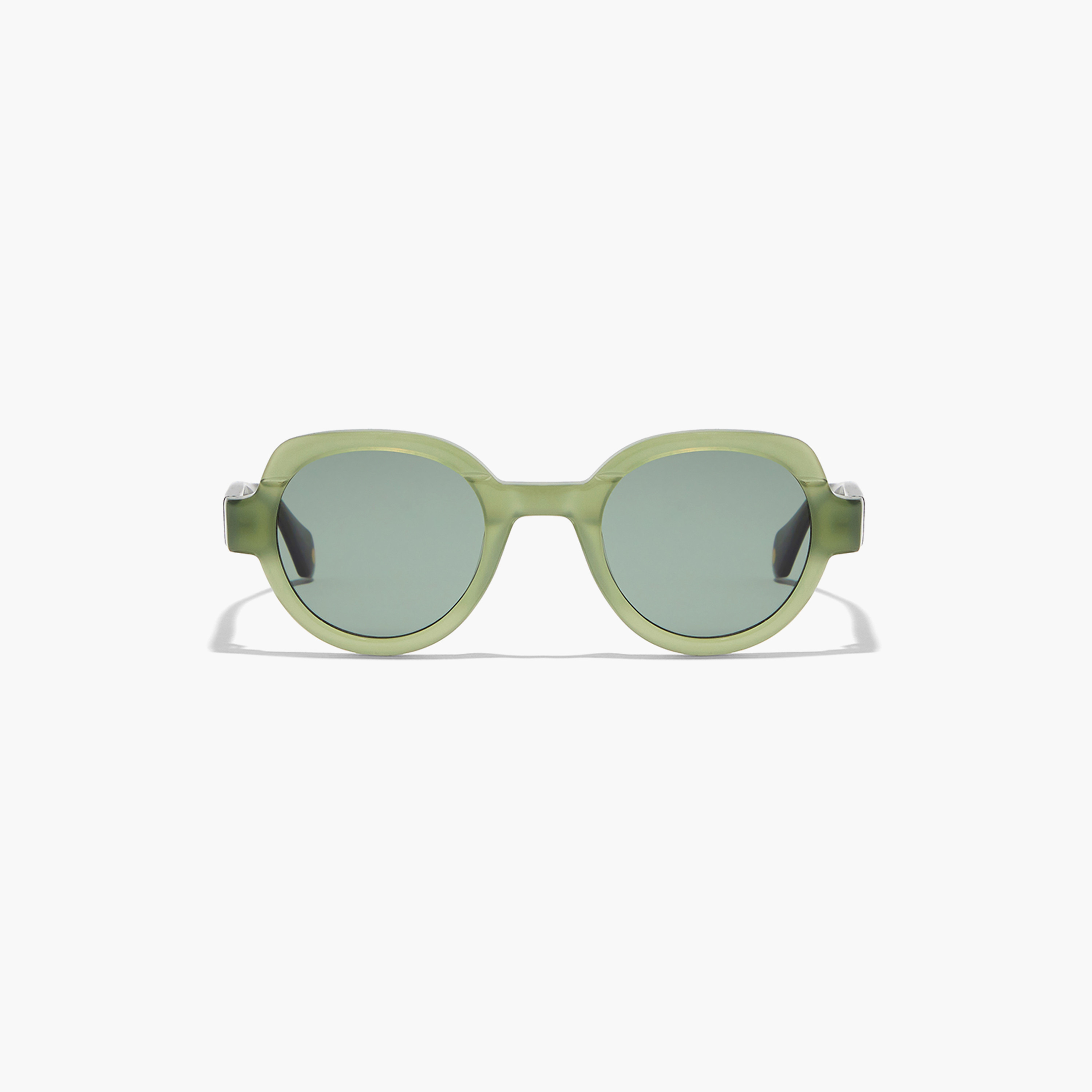 30Sundays LAUREL  Green Lens 49 mm Round Sunglasses -women-sunglasses-image-3