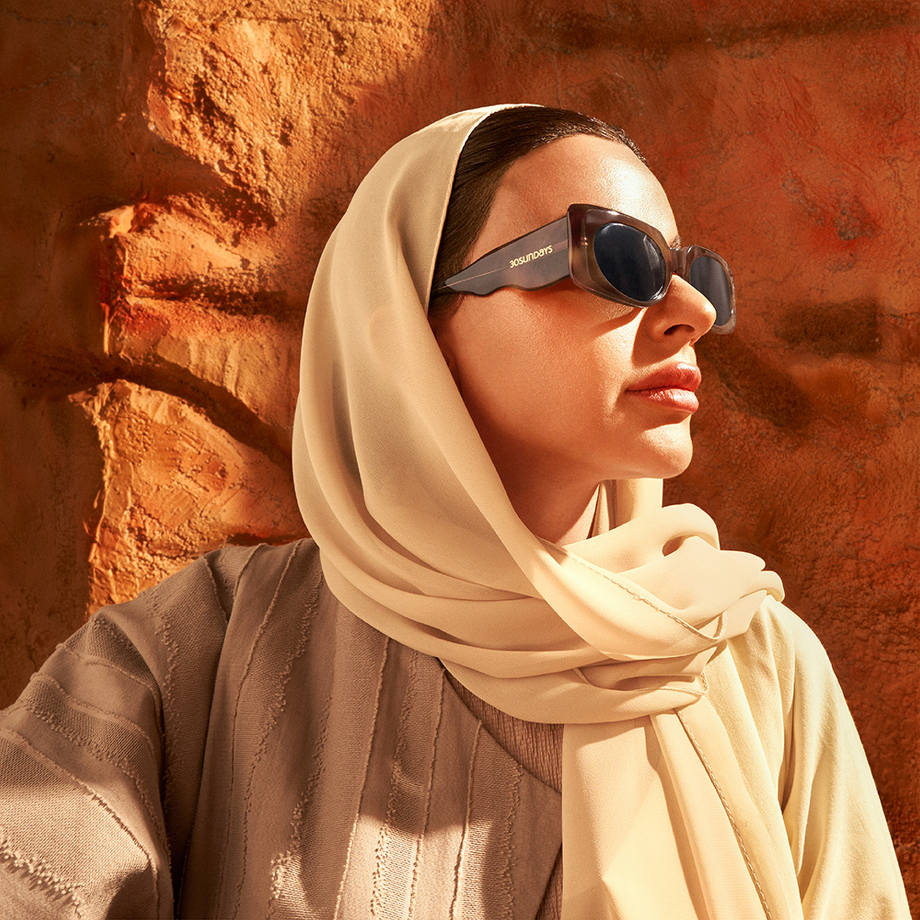 30Sundays PIPER  Green Lens 54 mm Rectangle Sunglasses -women-sunglasses-image-5