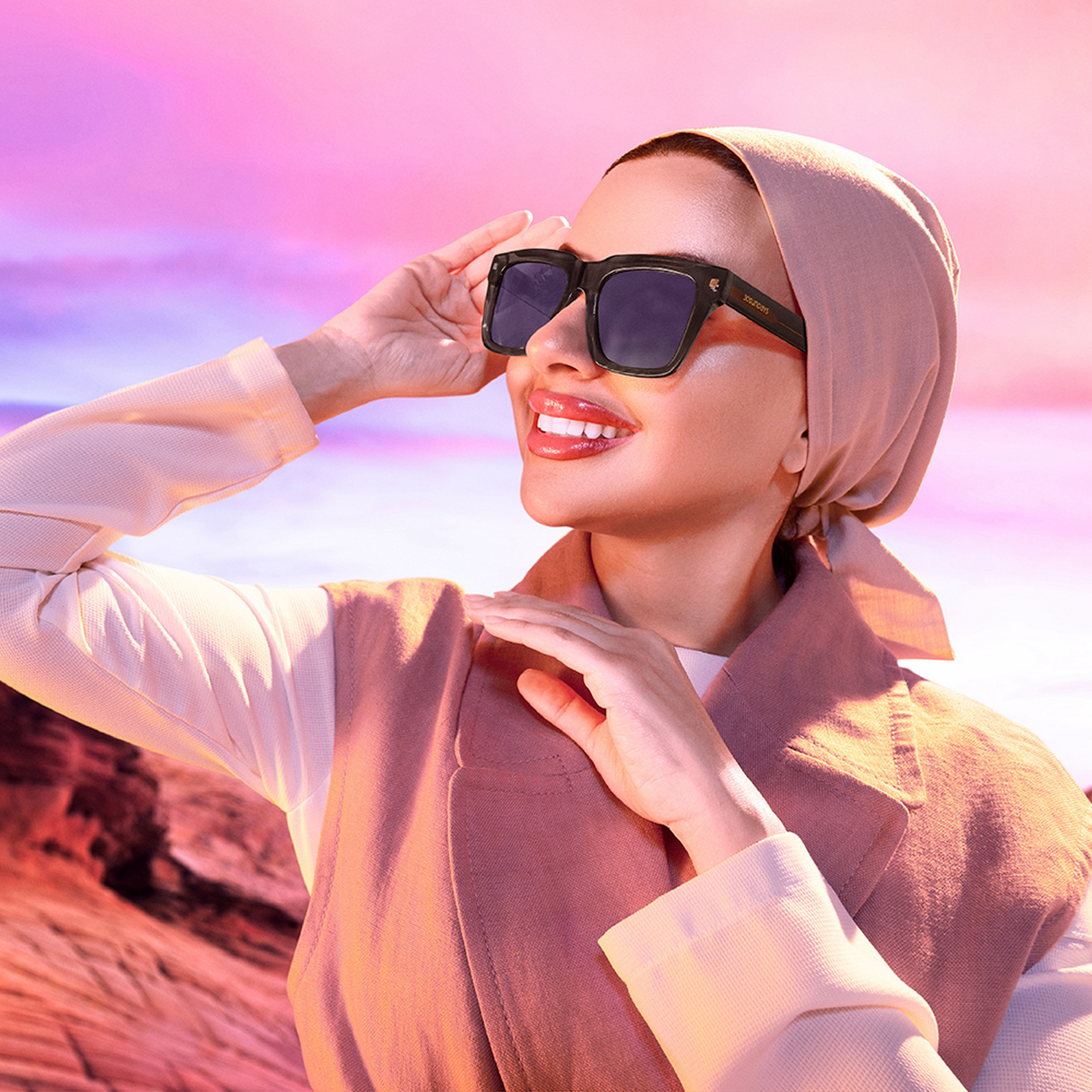 30Sundays Women Purple Lens 53 mm Square Sunglasses | 30S-000276-1010-women-sunglasses-image-6