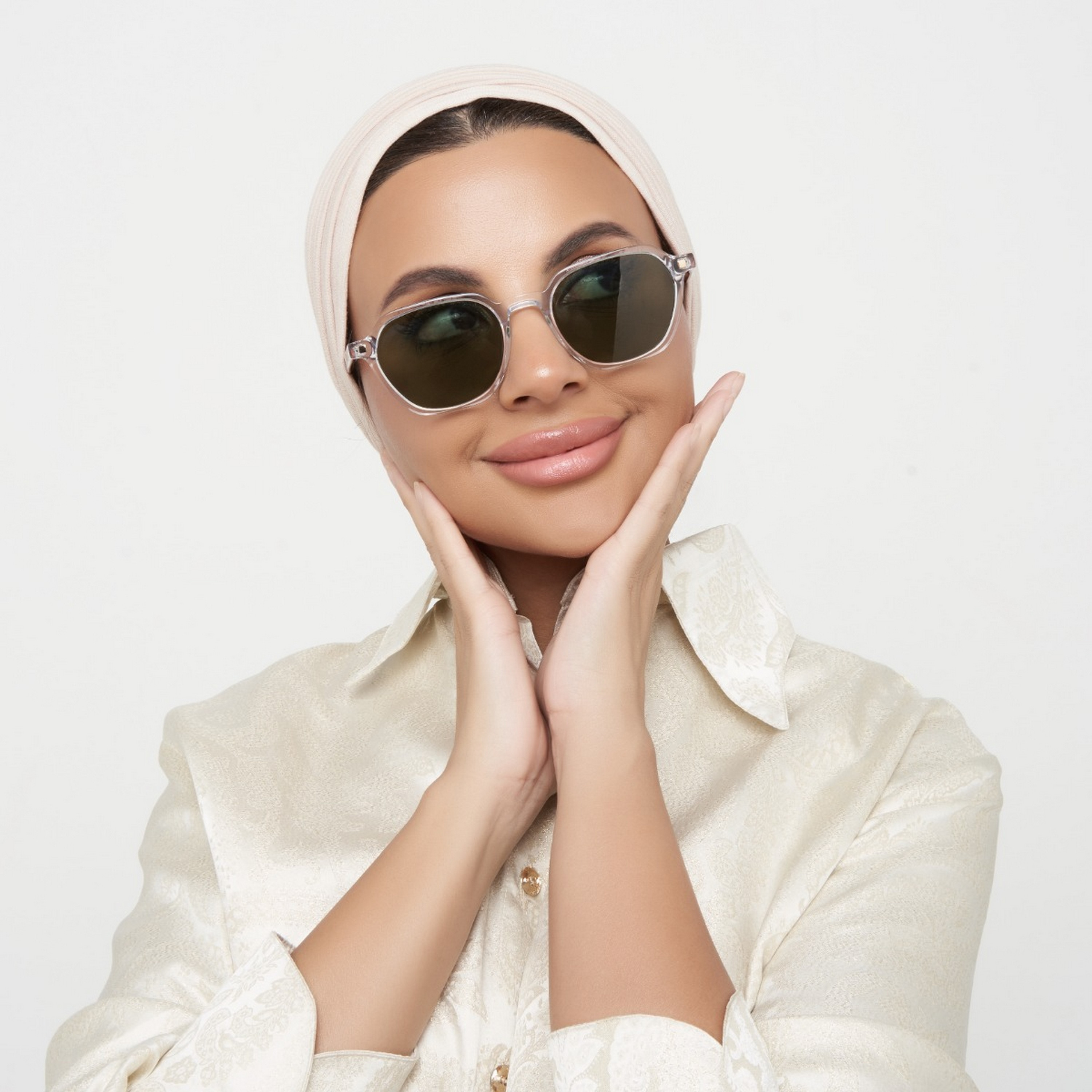 نظارة شمسية بعدسات خضراء ذات هندسية من 30 ساندايز ريفر مع 52 مم -women-sunglasses-image-4