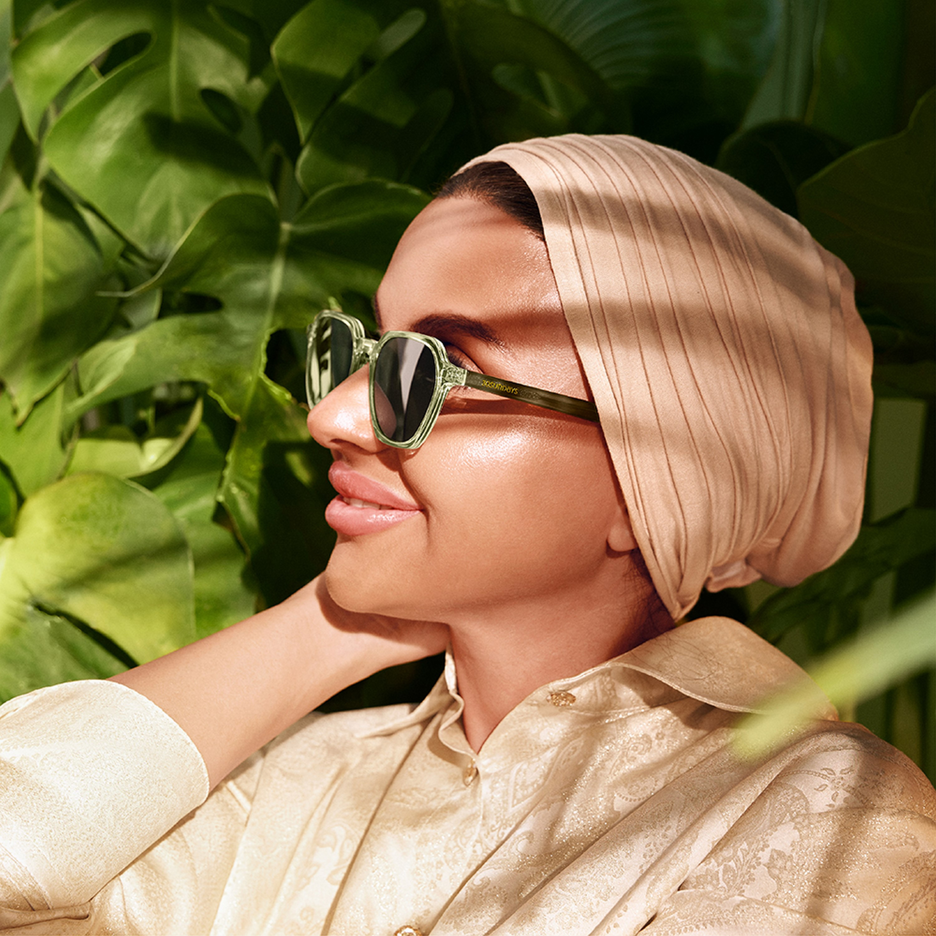 نظارة شمسية بعدسات خضراء ذات هندسية من 30 ساندايز ريفر مع 52 مم -women-sunglasses-image-5