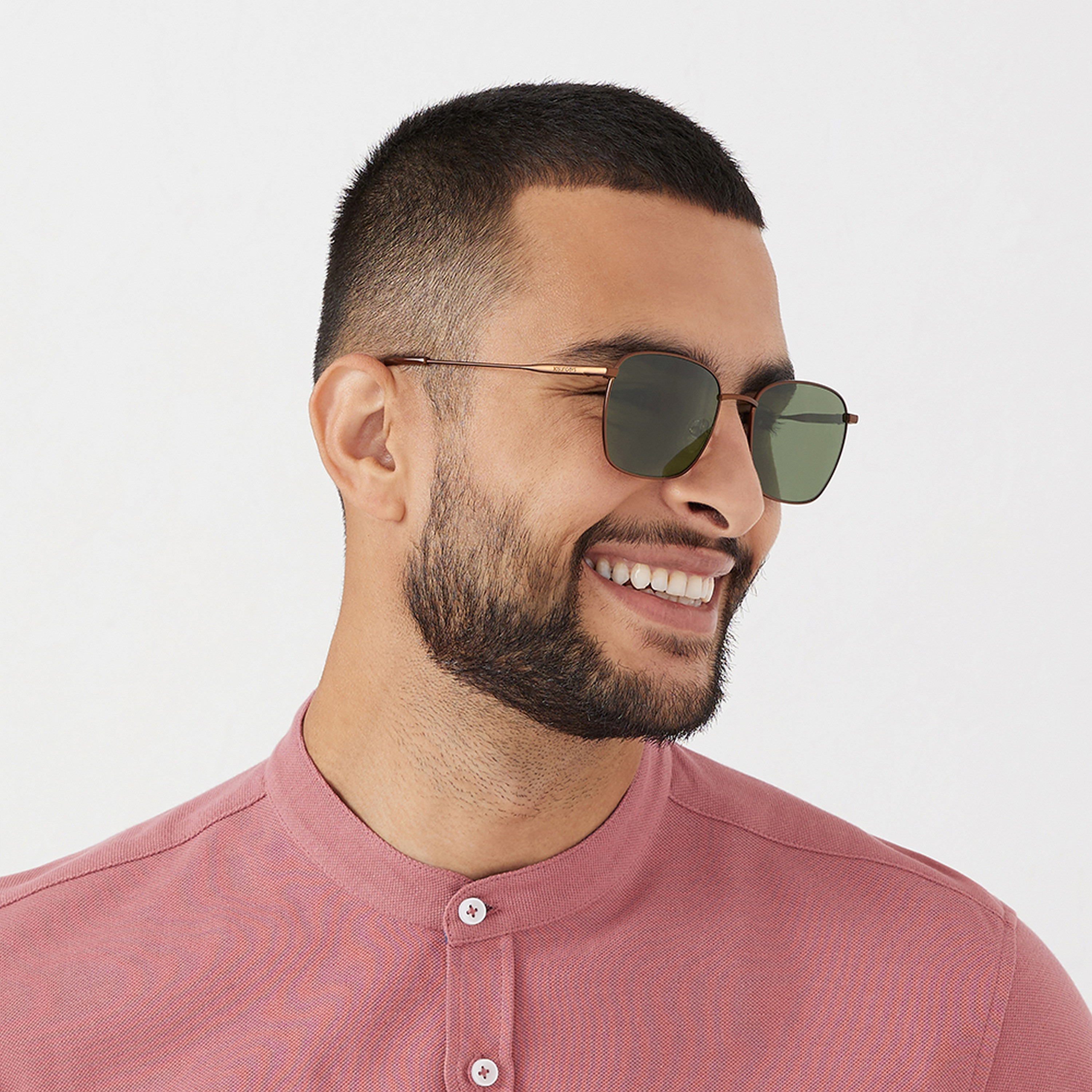 30Sundays Men Green Lens 54 mm Square Sunglasses | 30S-000278-0406-men-sunglasses-image-5