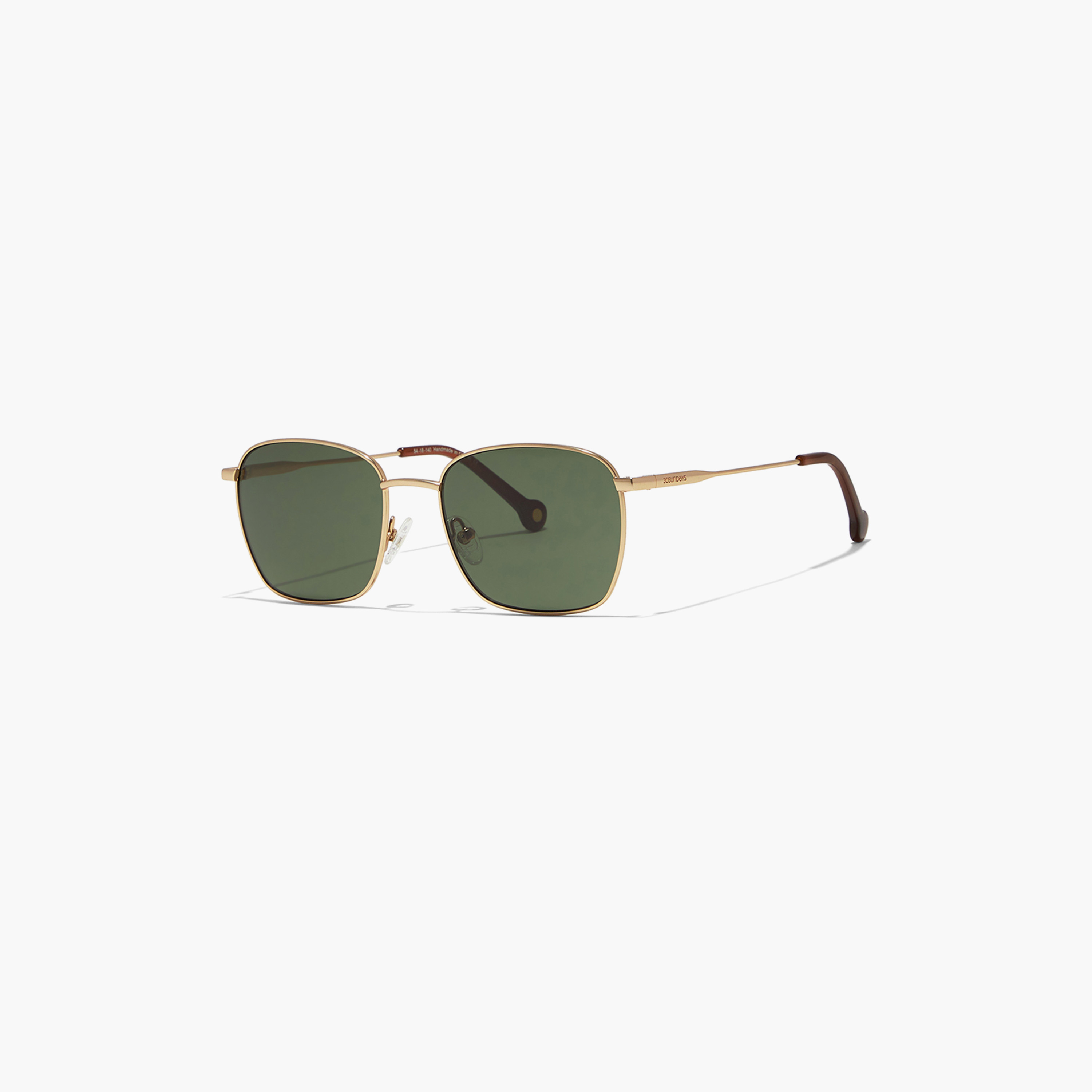 30Sundays Men Green Lens 54 mm Square Sunglasses | 30S-000278-2906-men-sunglasses-image-1