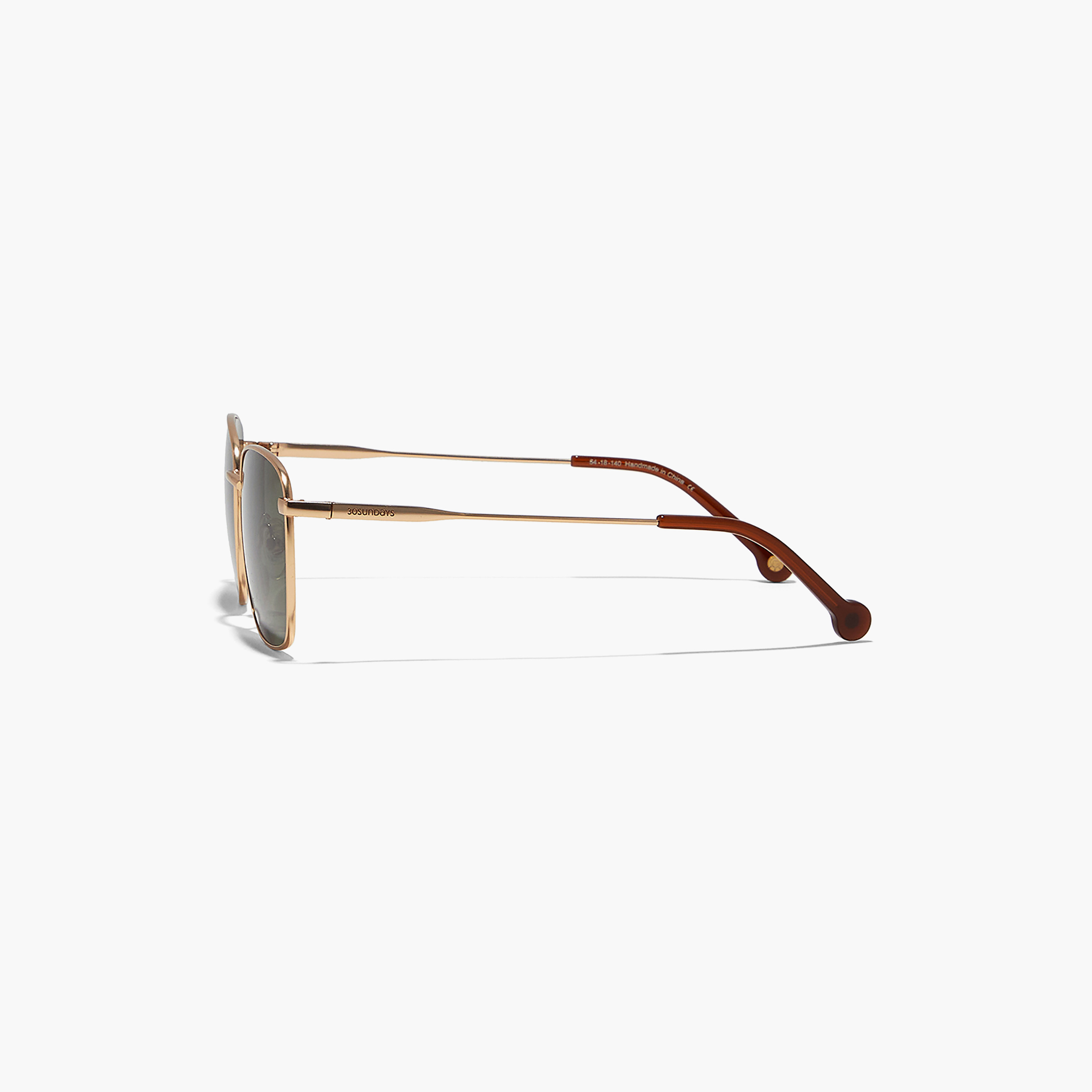 30Sundays Men Green Lens 54 mm Square Sunglasses | 30S-000278-2906-men-sunglasses-image-4