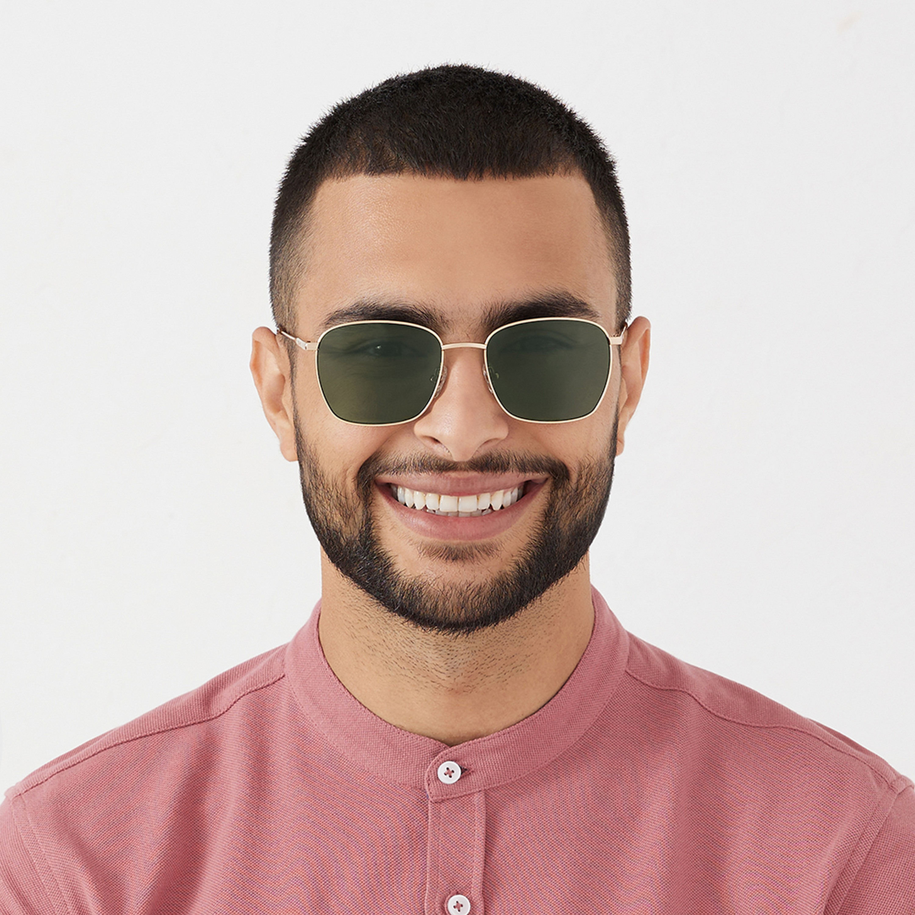 30Sundays Men Green Lens 54 mm Square Sunglasses | 30S-000278-2906-men-sunglasses-image-5