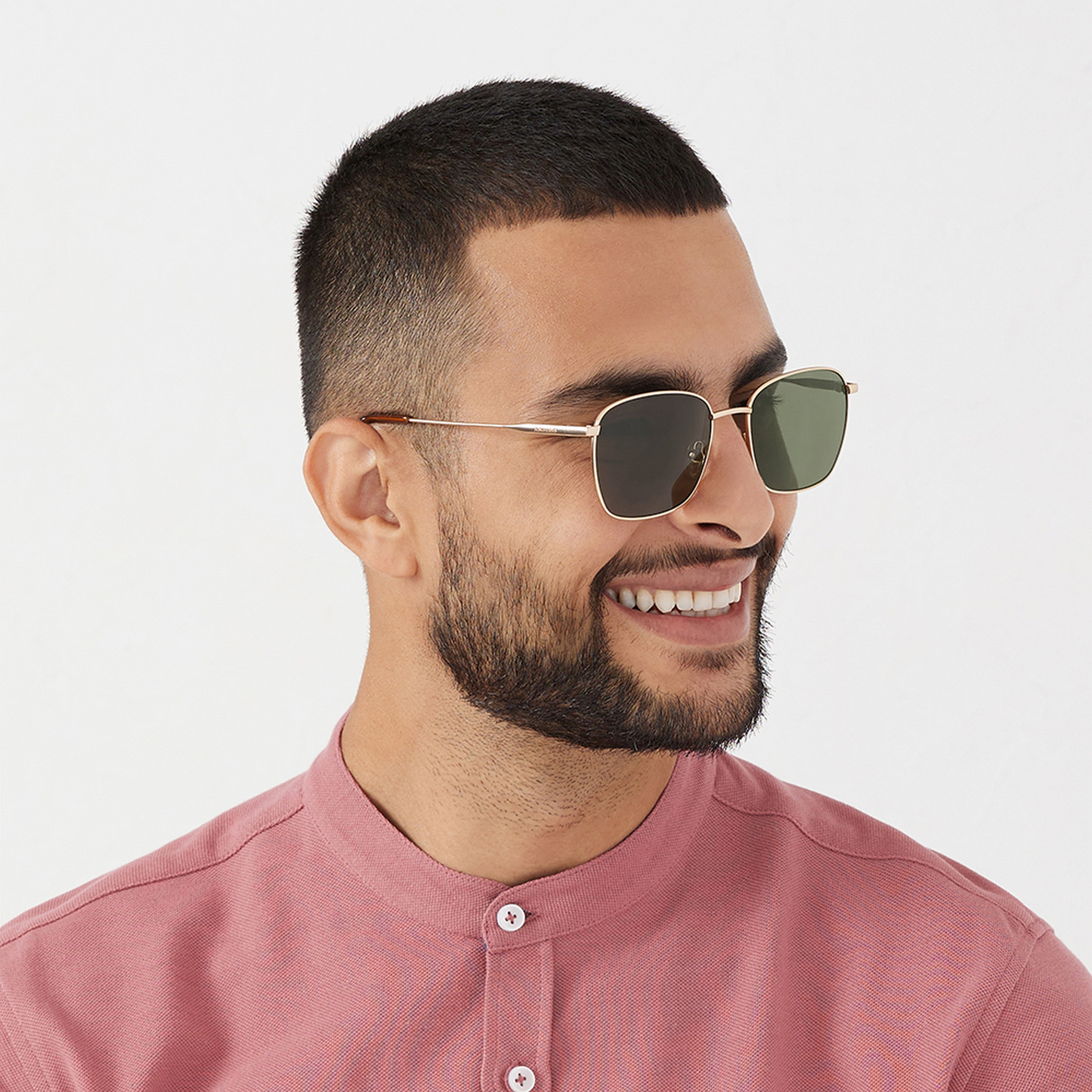 30Sundays Men Green Lens 54 mm Square Sunglasses | 30S-000278-2906-men-sunglasses-image-6