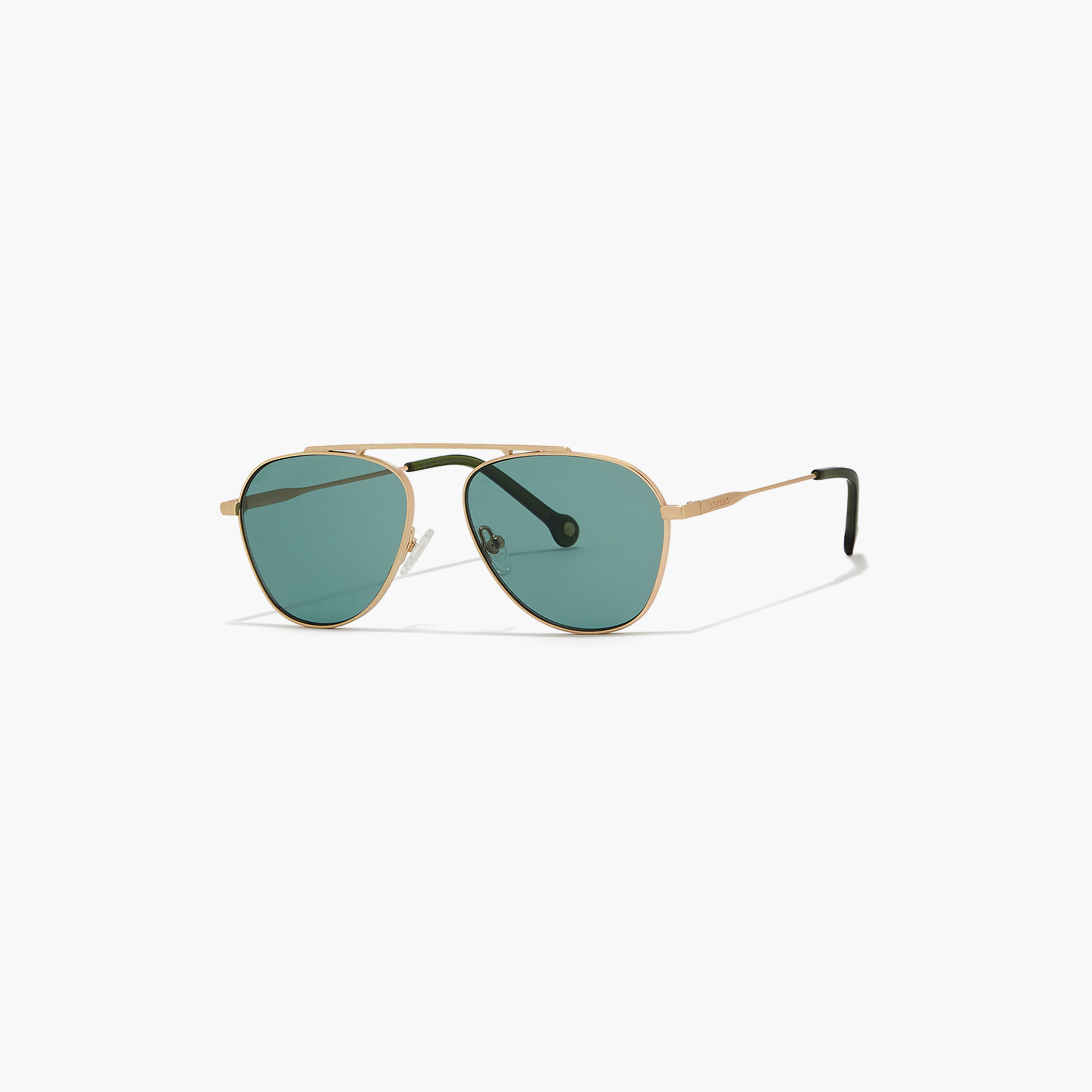 30Sundays Unisex Green Lens 55 mm Aviator Sunglasses | 30S-000279-2906-men-sunglasses-image-1