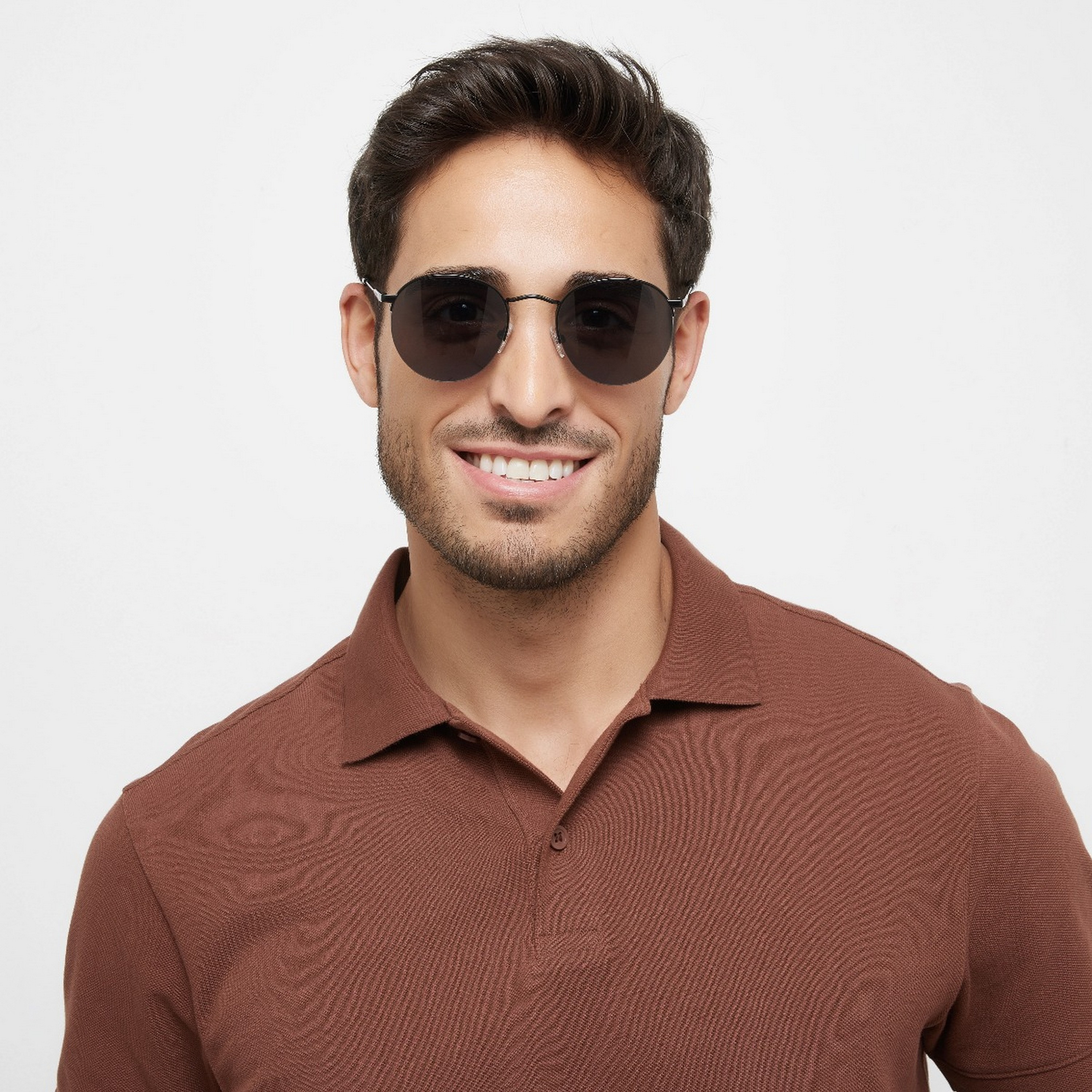30Sundays RETRO  Black Lens 51 mm Round Sunglasses -men-sunglasses-image-4