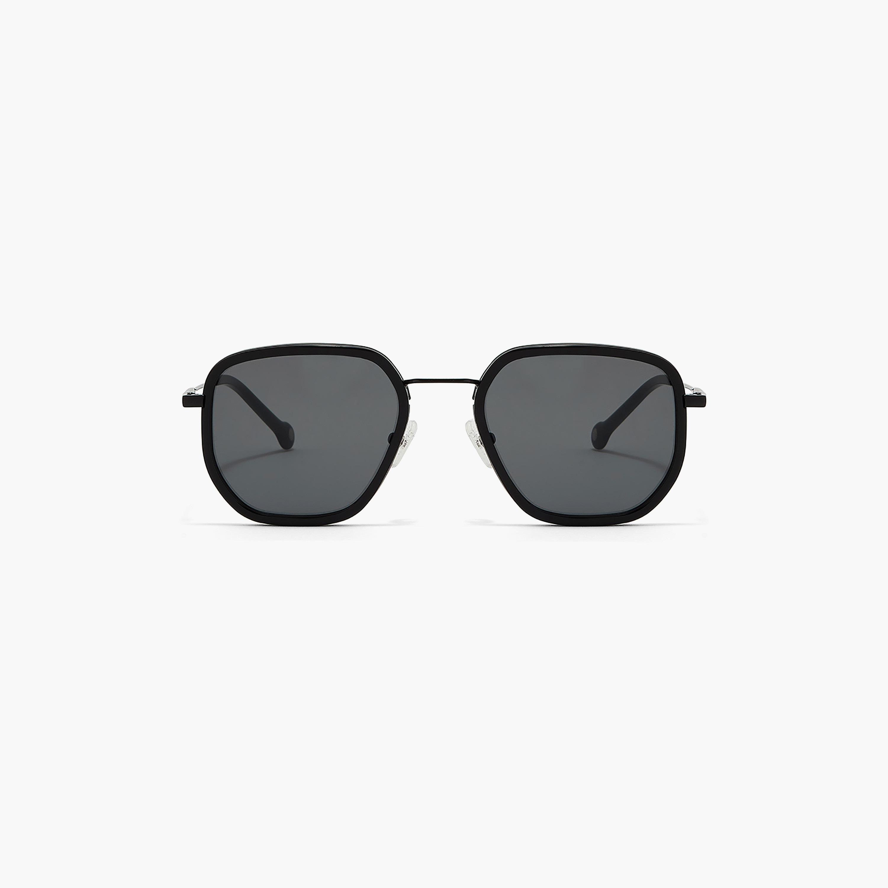 30Sundays Men Black Lens 55 mm Geometric Sunglasses | 30S-000281-0101-men-sunglasses-image-2