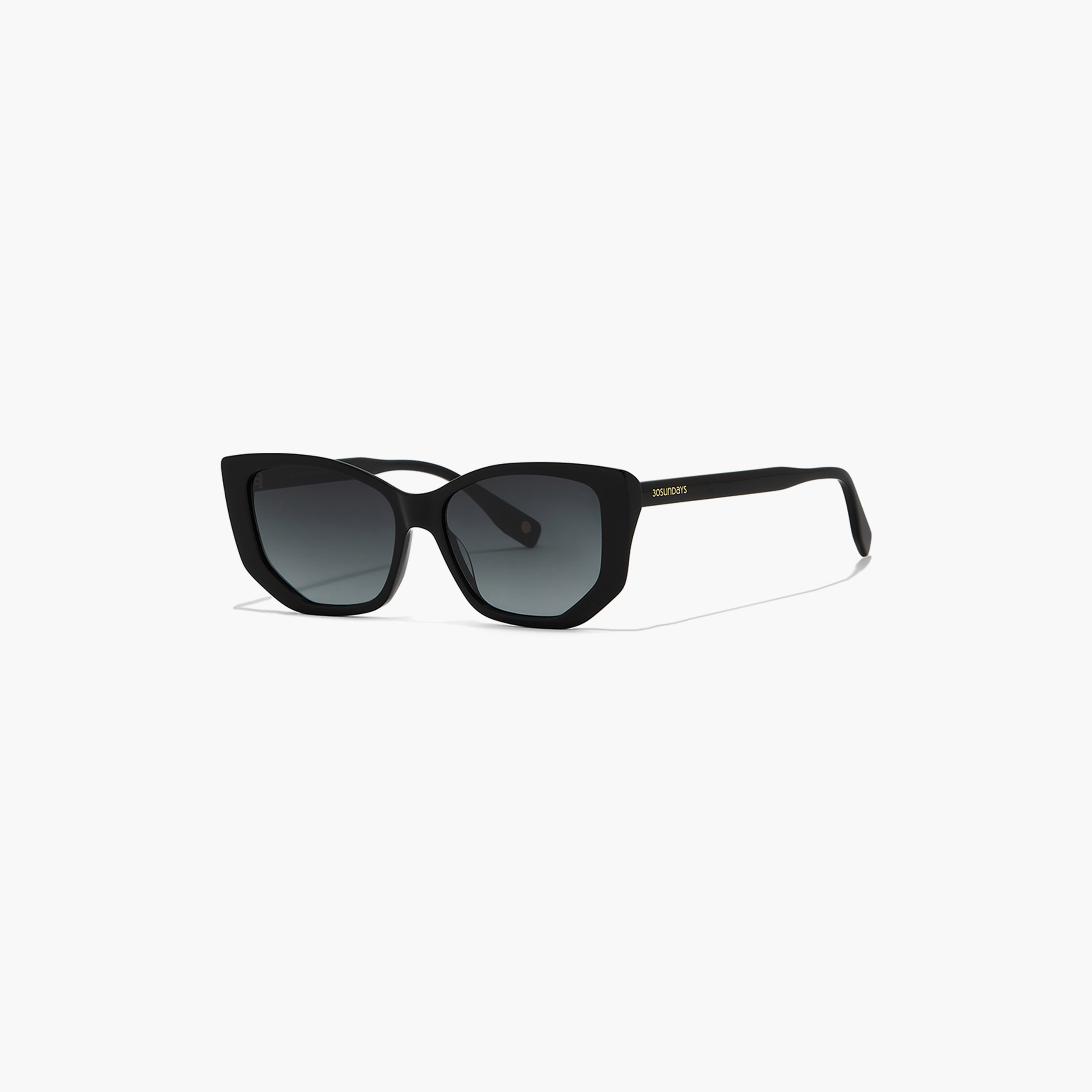 30Sundays Women Black Lens 54 mm Cat Eye Sunglasses | 30S-000282-0101-women-sunglasses-image-1