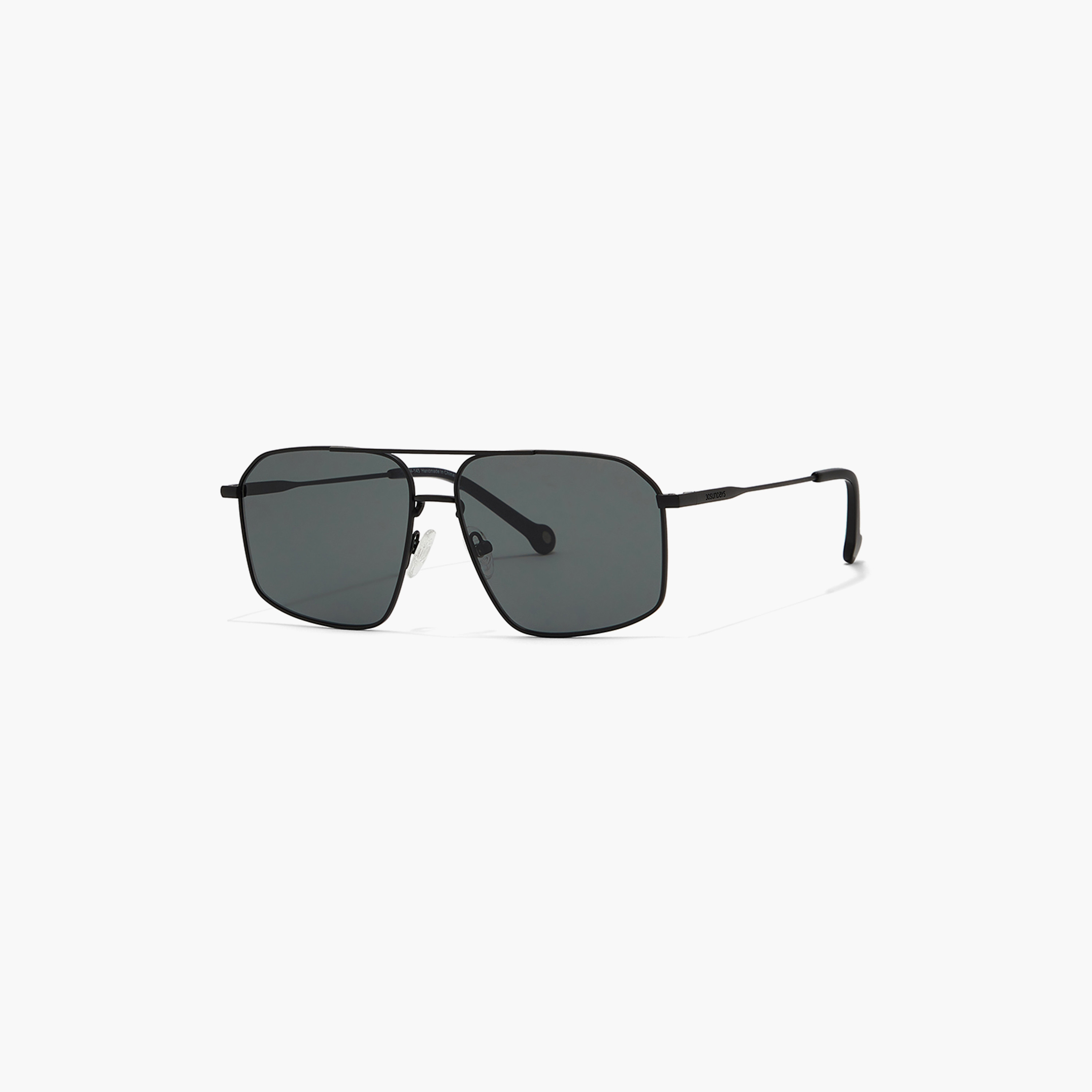 نظارة شمسية بعدسات سوداء ذات هندسية من 30 ساندايز أنسينت مع 60 مم -men-sunglasses-image-1