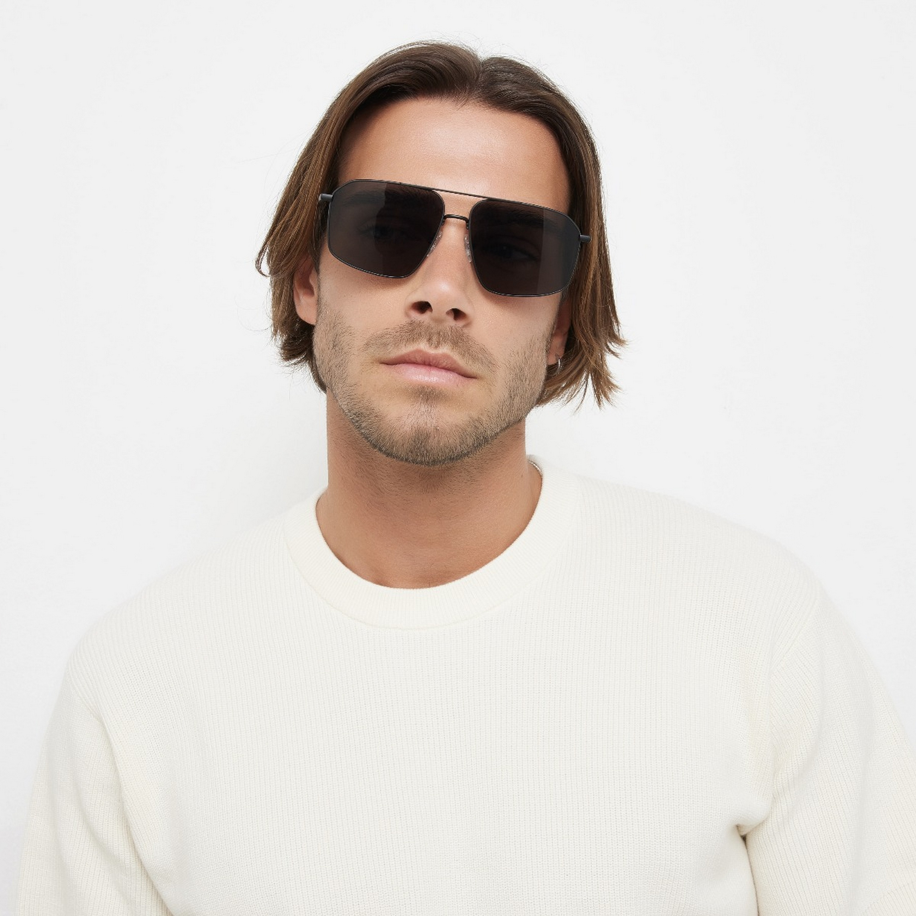 30Sundays ANCIENT  Black Lens 60 mm Geometric Sunglasses -men-sunglasses-image-5