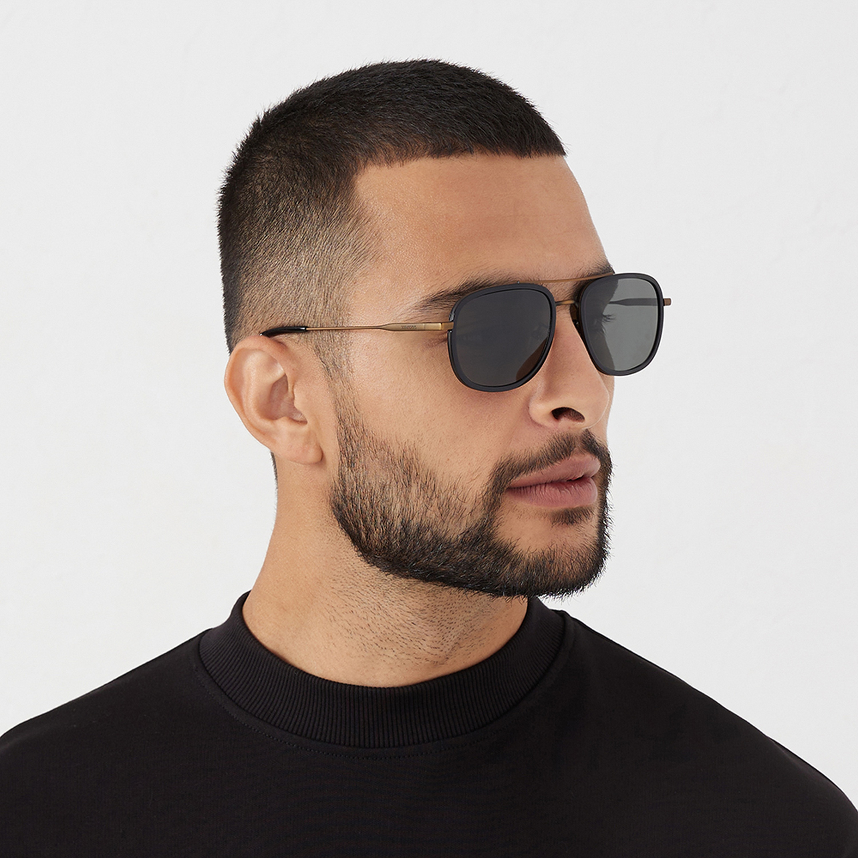 30Sundays Men Grey Lens 53 mm Navigator Sunglasses | 30S-000285-0107-men-sunglasses-image-5