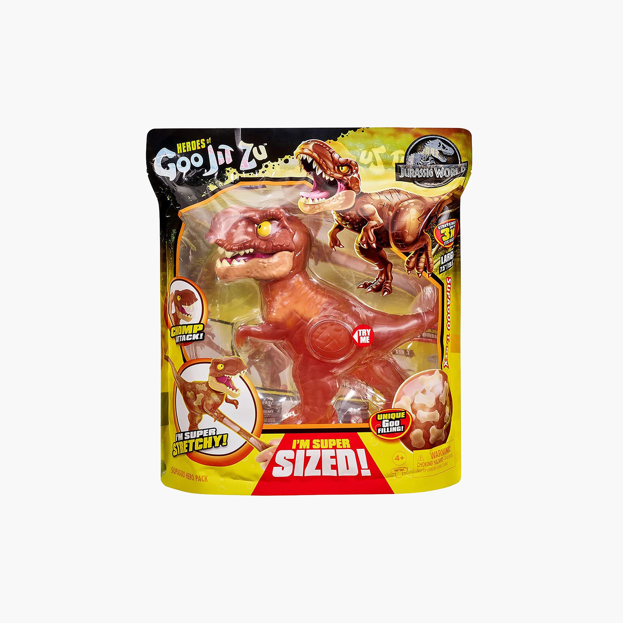 Goo Jit Zu Jurassic World Supagoo T-Rex Gooey Figurine-toys-playfigures-actionfigures-image-6