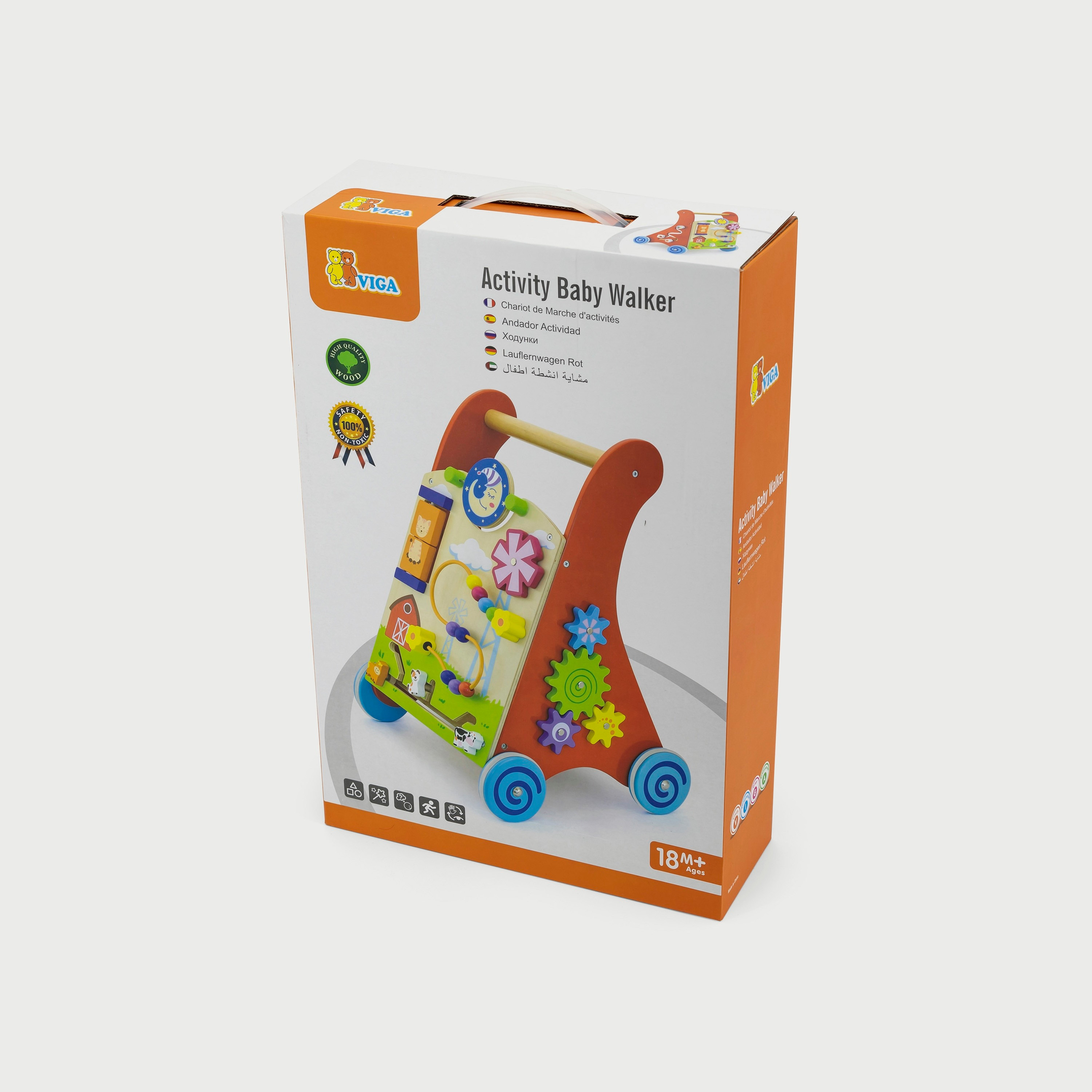 Viga baby walker with hot sale blocks