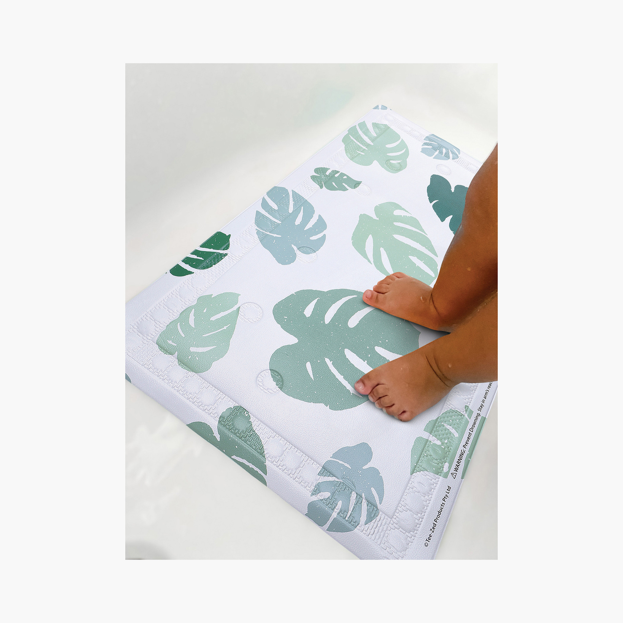 Dreambaby Leaf Print Anti-Slip Bath Mat with Heat Indicator-baby-bathandcare-bathtubs-image-3