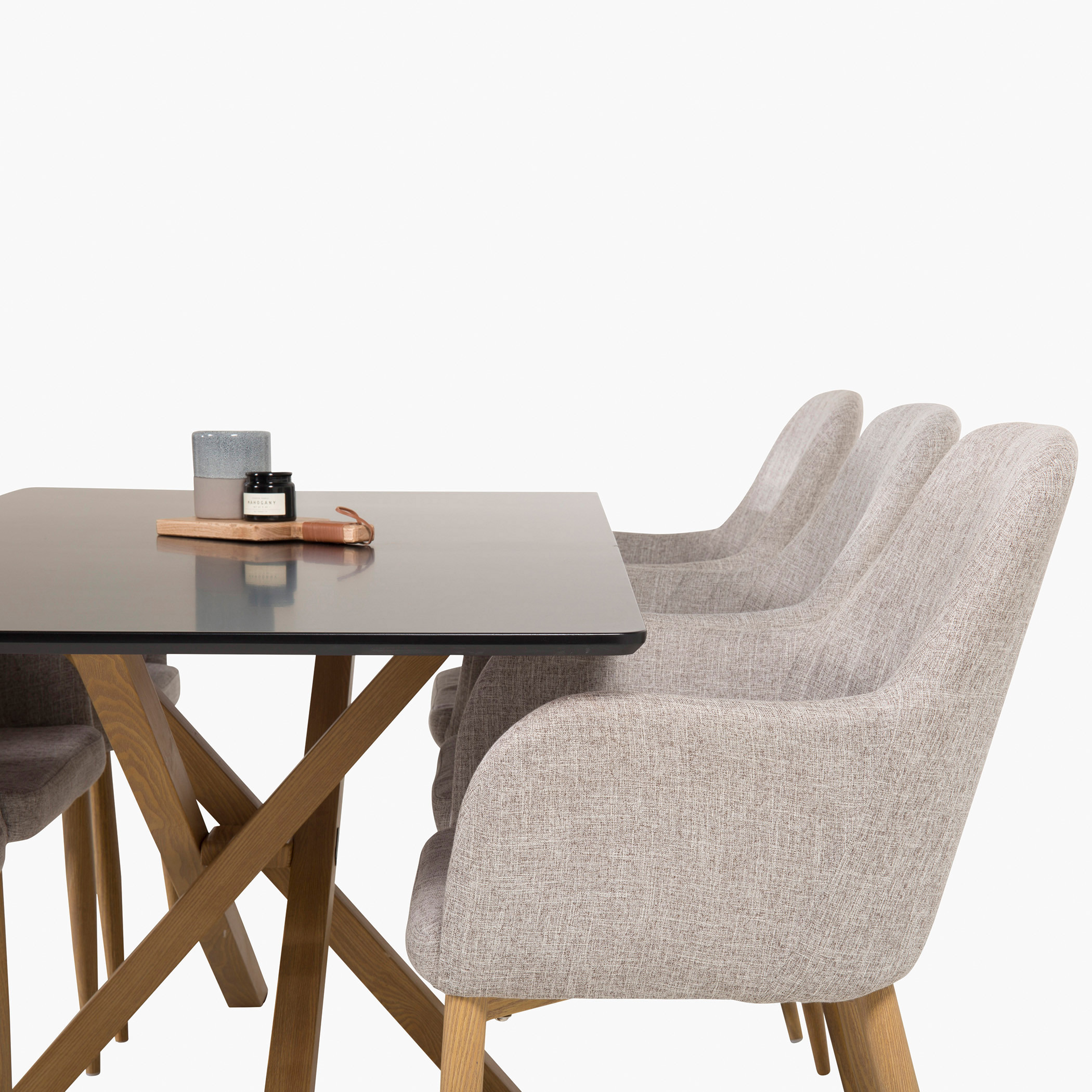 Rectangular 6-Seater Dining Table - 180x90x75 cms-furniture-livingroom-sideandendtables-image-3