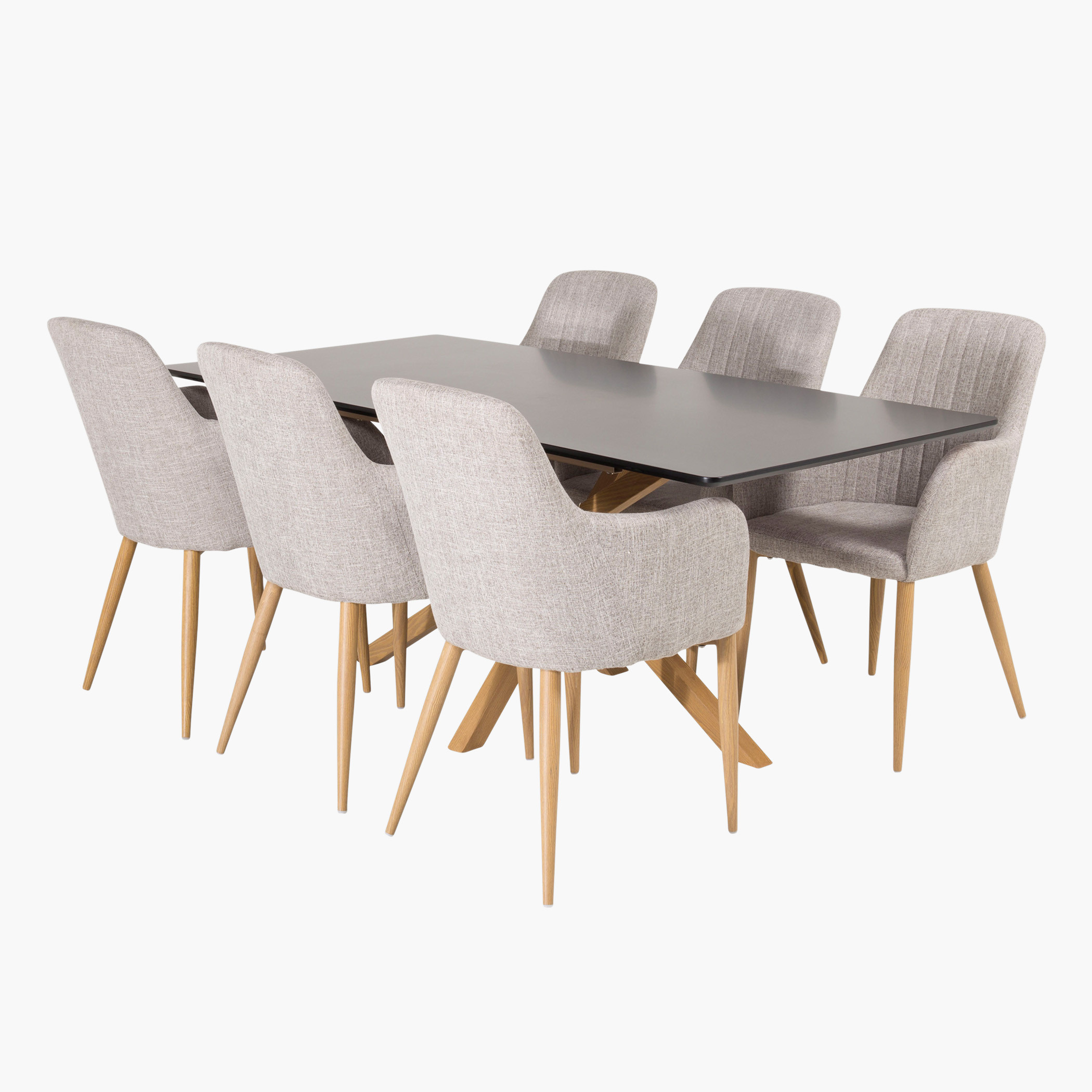 Rectangular 6-Seater Dining Table - 180x90x75 cms-furniture-livingroom-sideandendtables-image-4