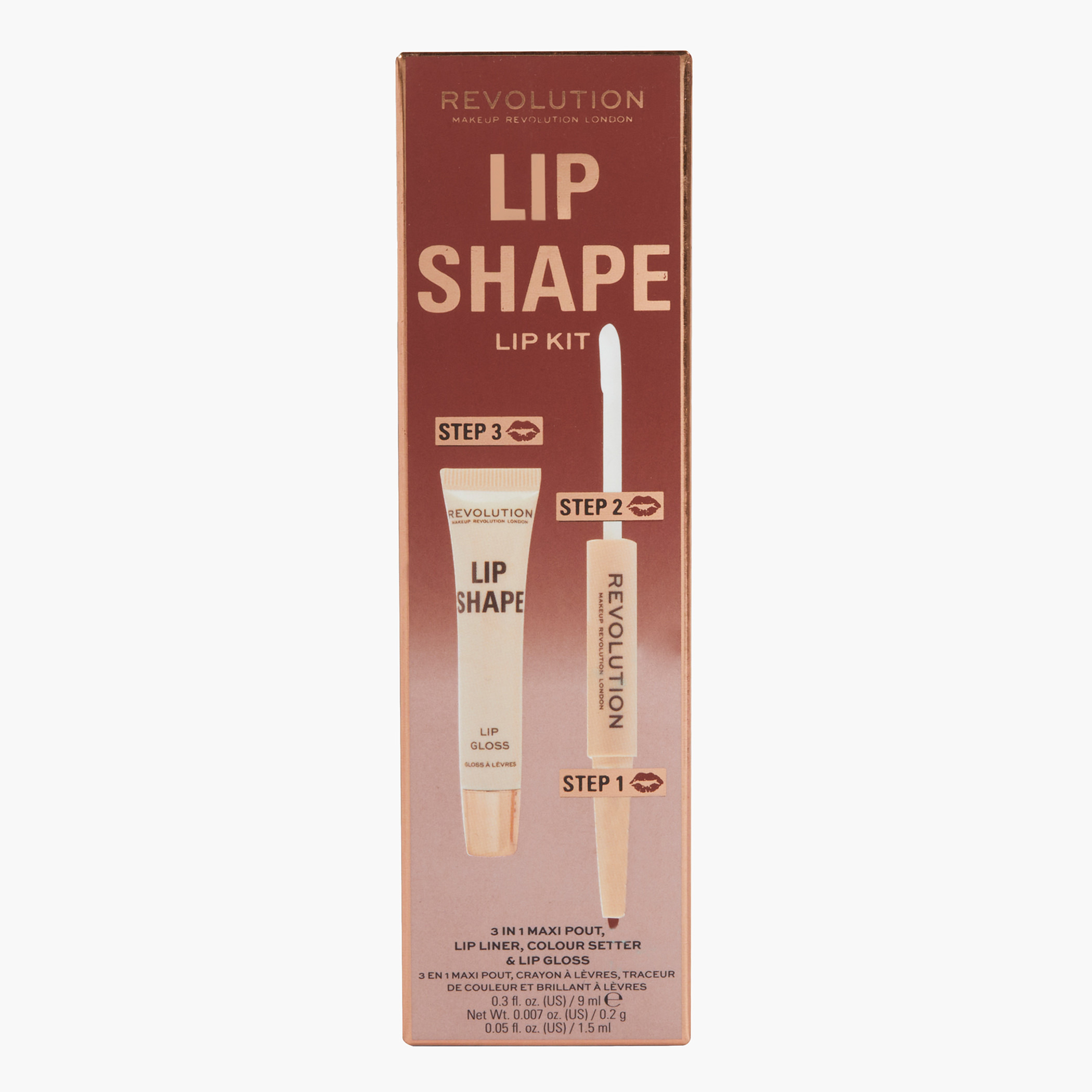 Makeup Revolution 3-in-1 Maxi Pout Lip Shape Kit-beautyandpersonalcare-makeup-lips-lipglossesandbalms-image-1