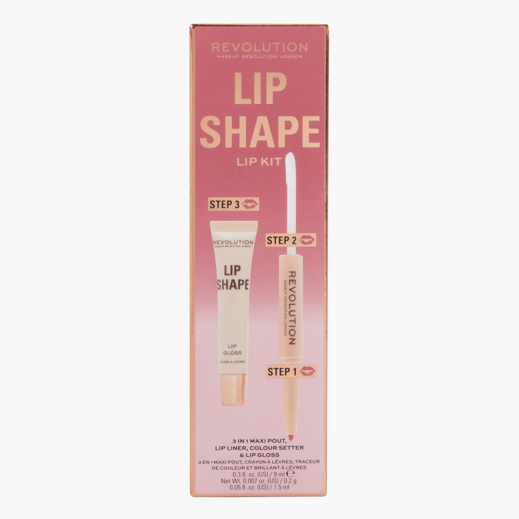 Makeup Revolution 3-in-1 Maxi Pout Lip Shape Kit-beautyandpersonalcare-makeup-lips-lipglossesandbalms-image-1