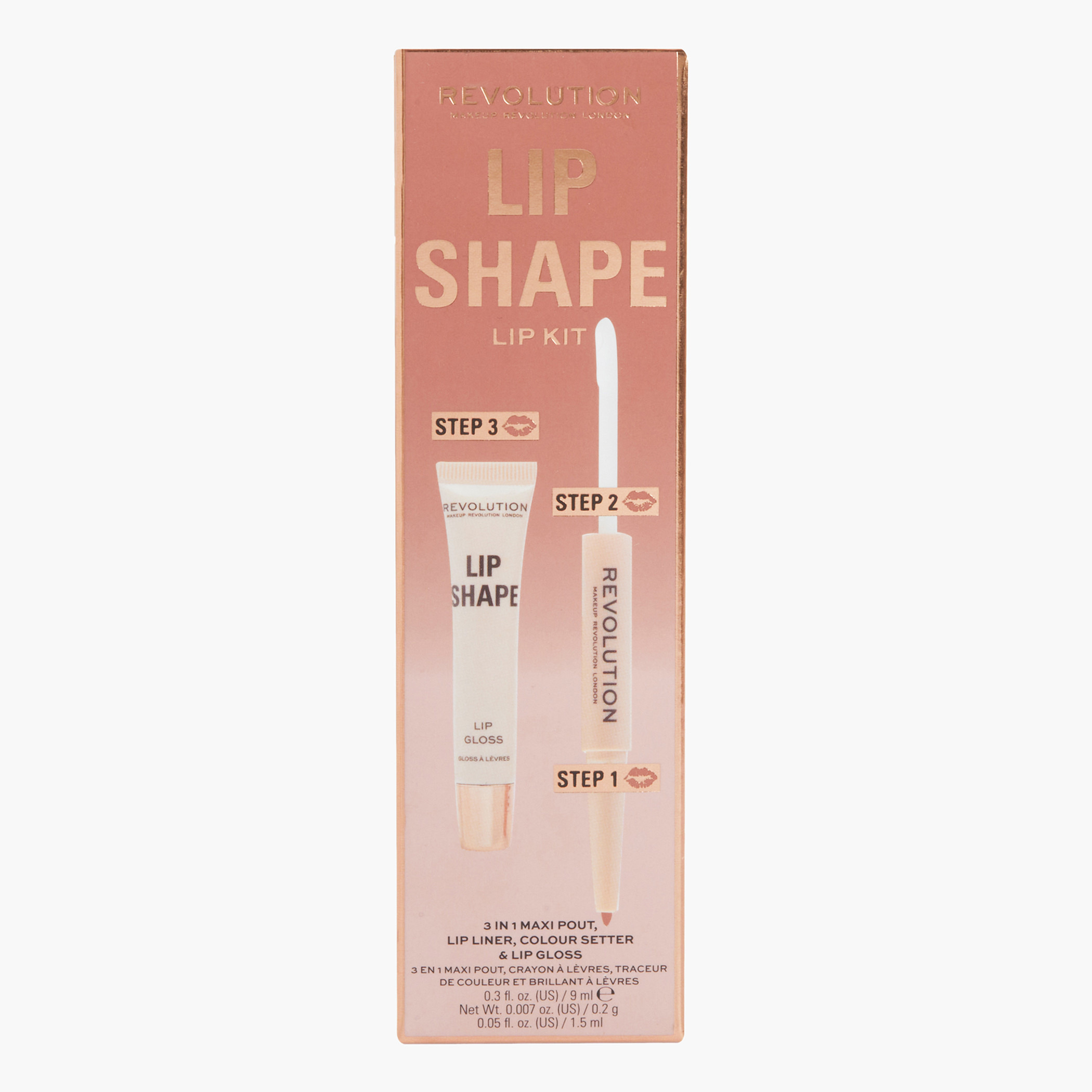 مجموعة مكياج شفاه ماكسي بوت 3 في 1 من ميك أب ريفولوشن-beautyandpersonalcare-makeup-lips-lipglossesandbalms-image-1