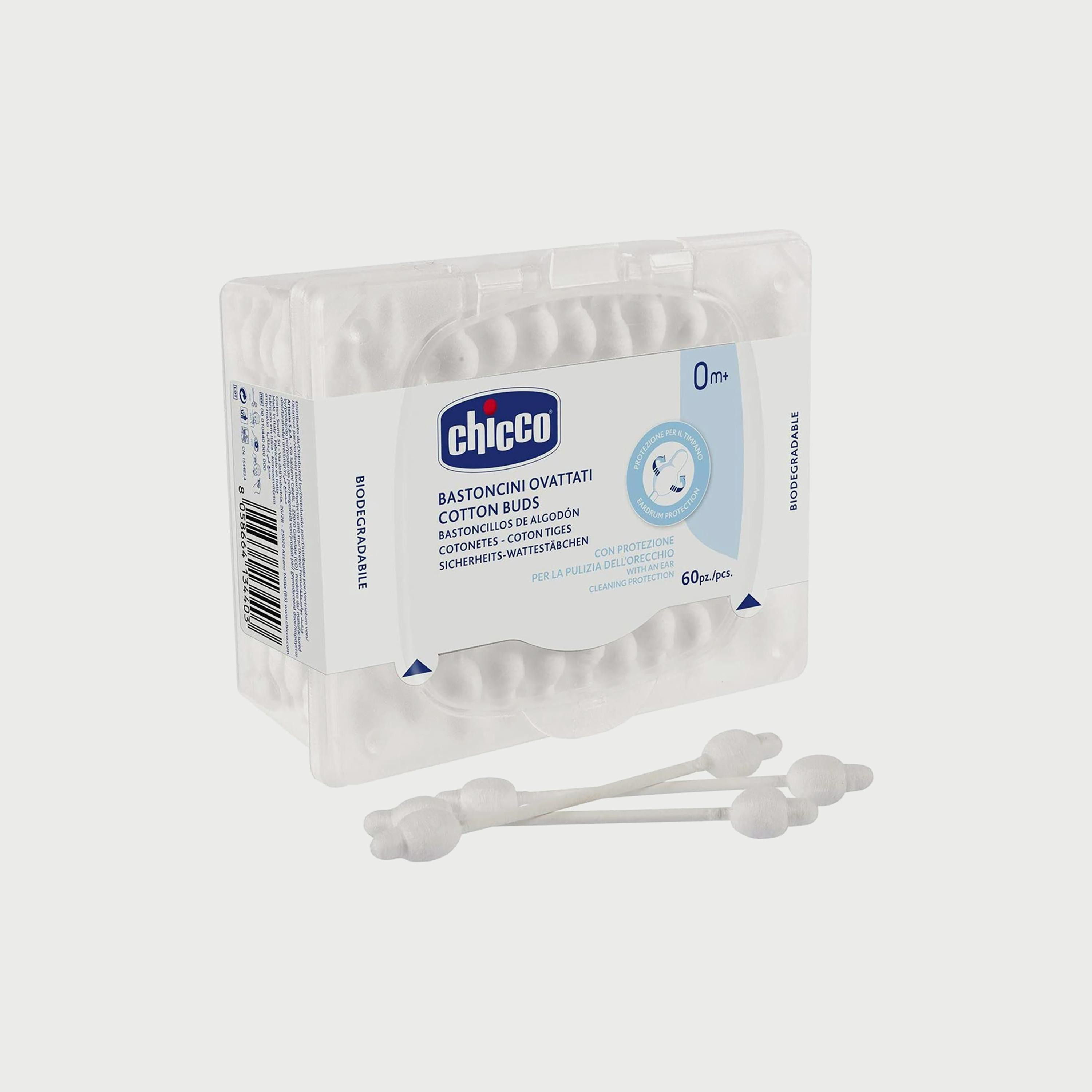 Chicco 60-Piece Cotton Buds with Eardrum Protection-baby-bathandcare-hairbodyskincare-image-1