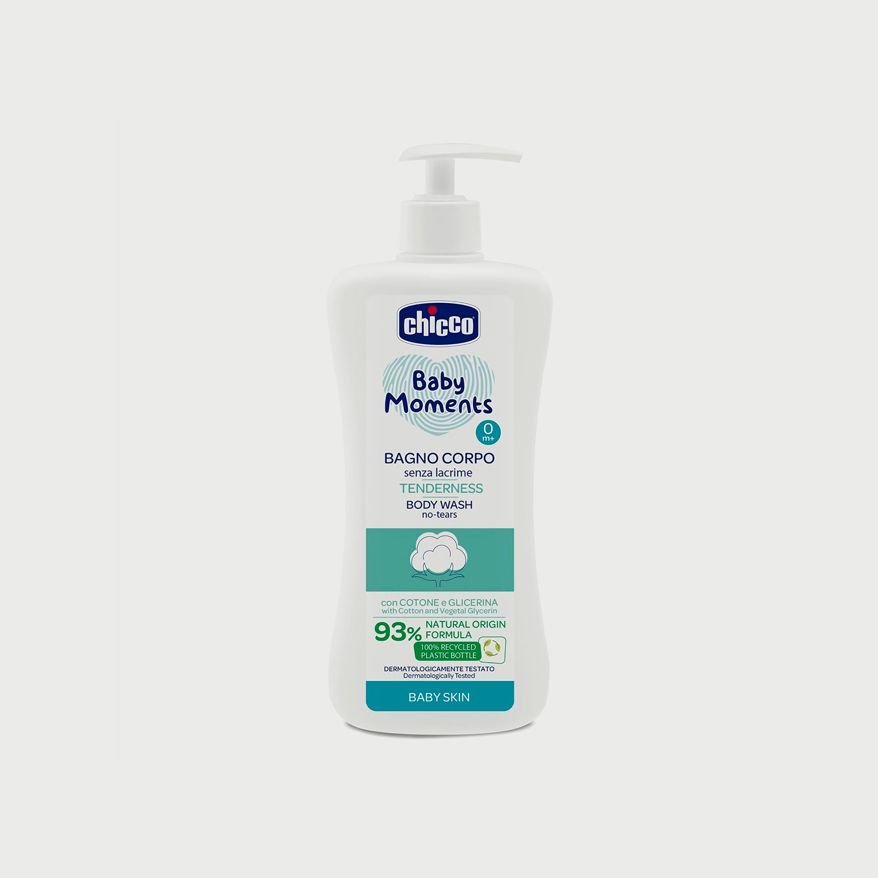 غسول الجسم بلا دموع تيندرنيس لبشرة الرضع بيبي مومنتس من شيكو، 500مل-baby-bathandcare-hairbodyskincare-bodywashandsoaps-image-1