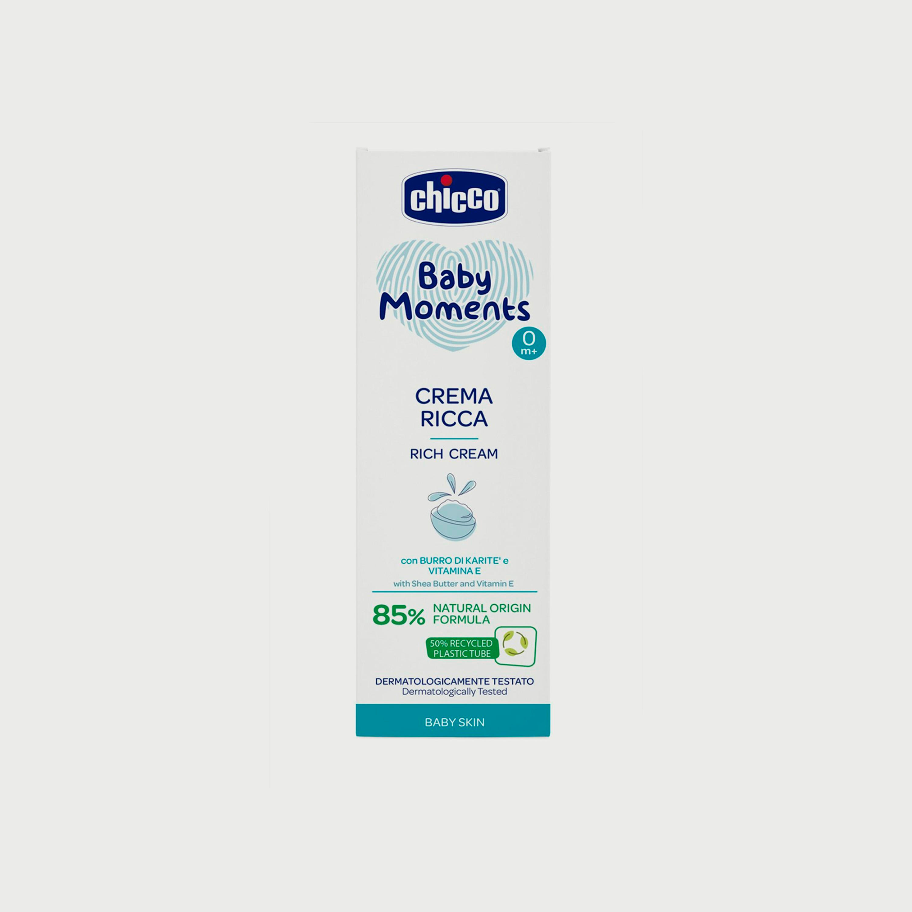 Chicco Baby Moments Rich Cream for Baby Skin, 100ml-baby-bathandcare-hairbodyskincare-lotionsandcreams-image-3