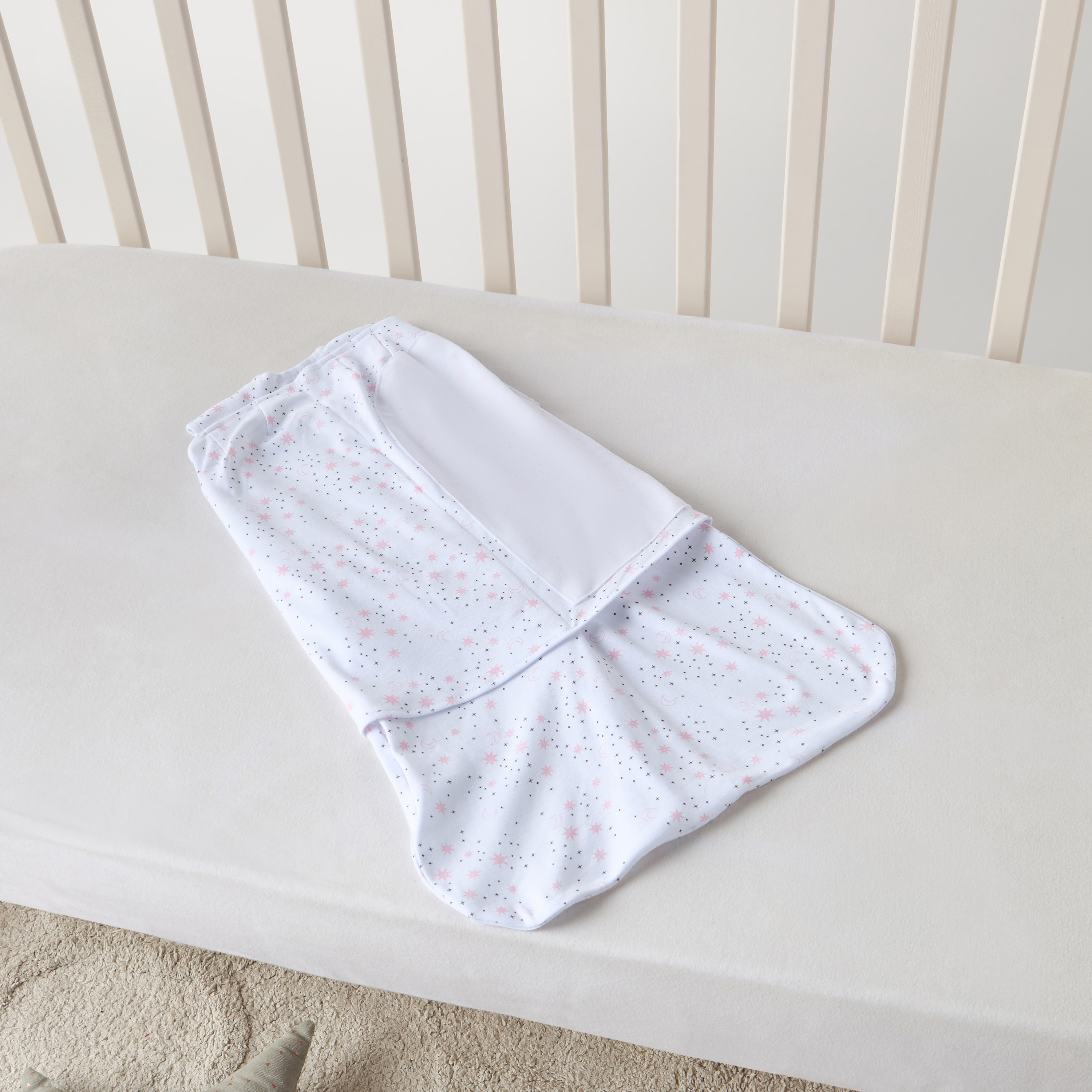 Halo SleepSack All-Over Star and Moon Print Sleeping Bag - 120x120 cm-baby-nursery-blanketsandswaddles-swaddlesandsleepingbags-image-3