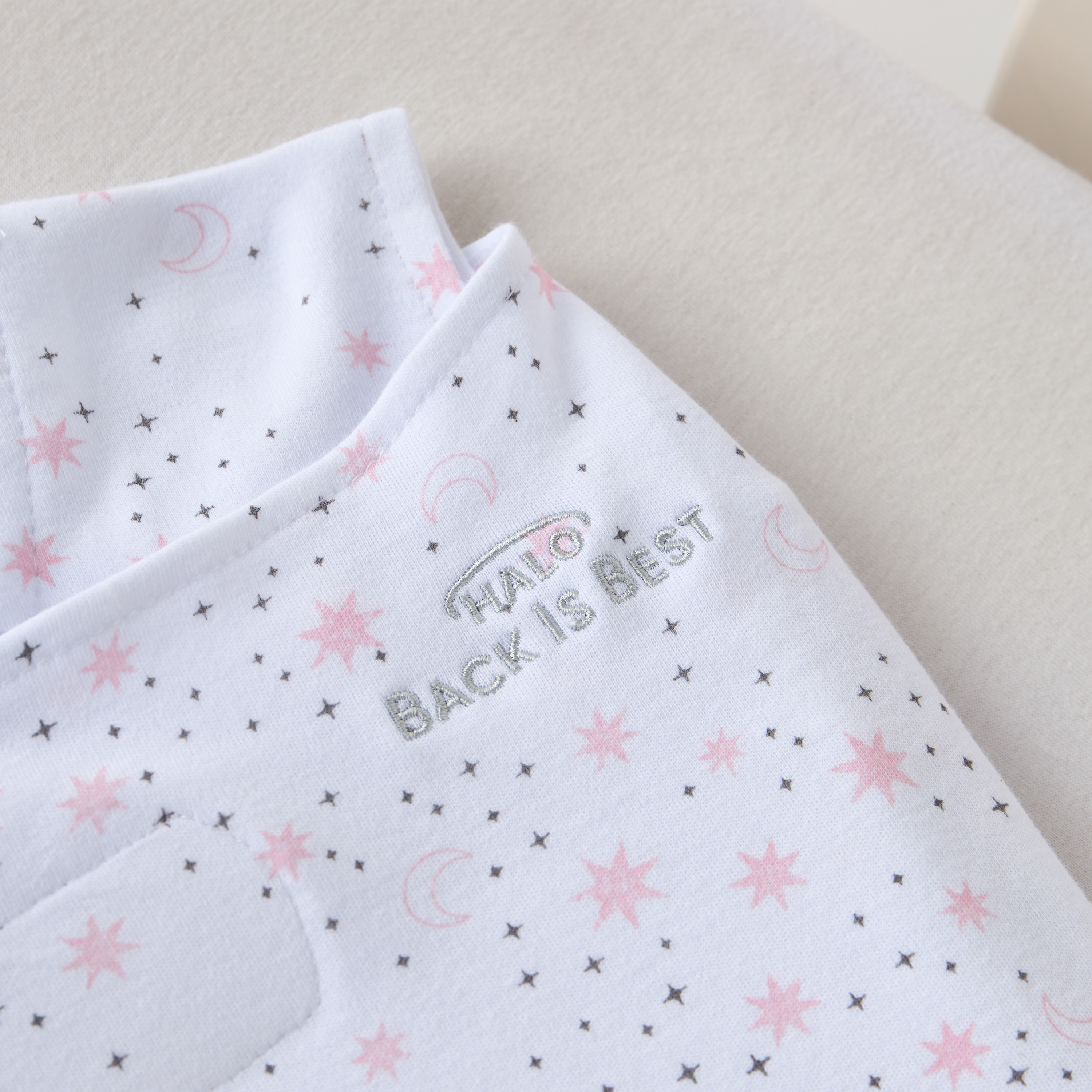 Halo SleepSack All-Over Star and Moon Print Sleeping Bag - 120x120 cm-baby-nursery-blanketsandswaddles-swaddlesandsleepingbags-image-6