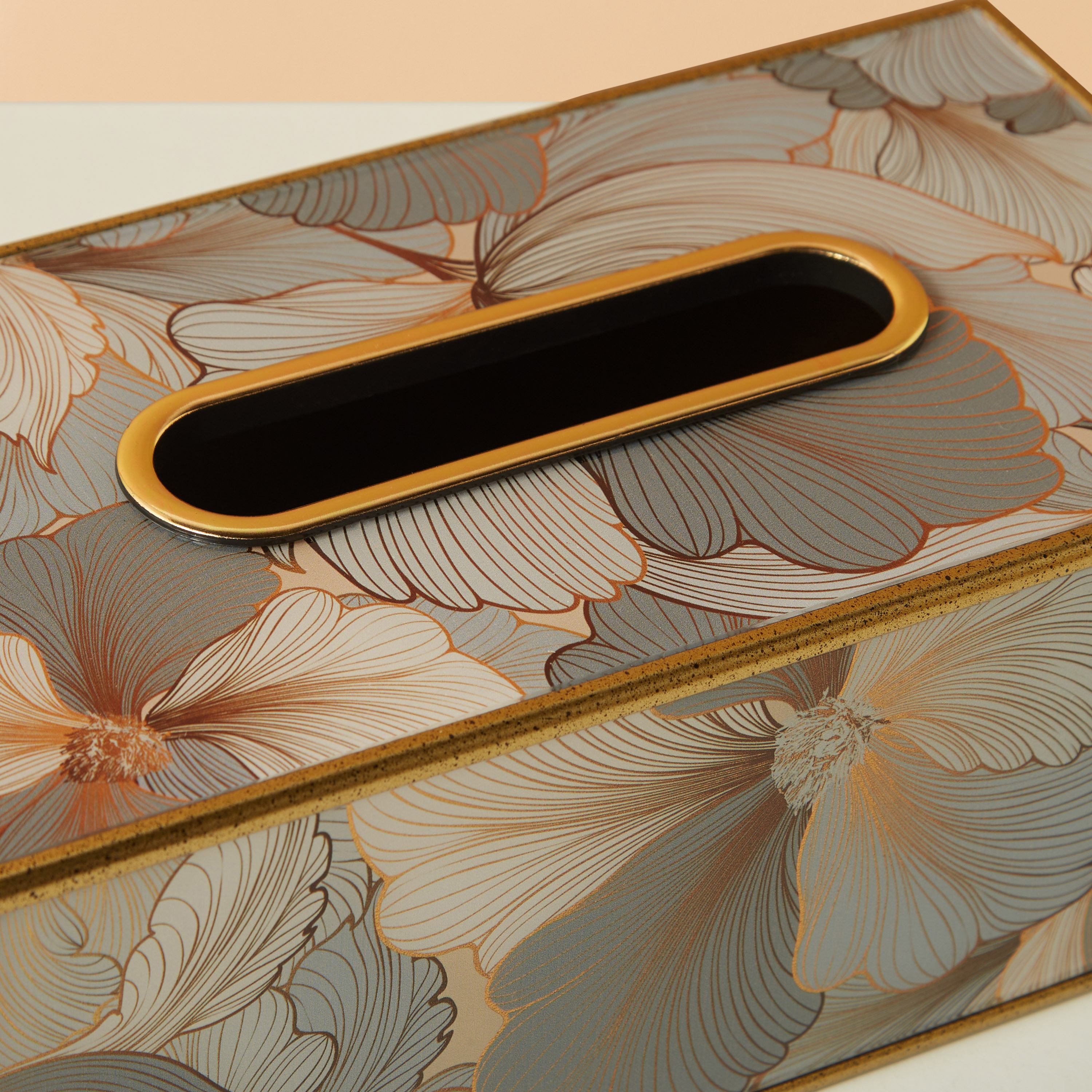 حامل مناديل بطبعات أزهار-household-decor-boxesandtrays-image-3