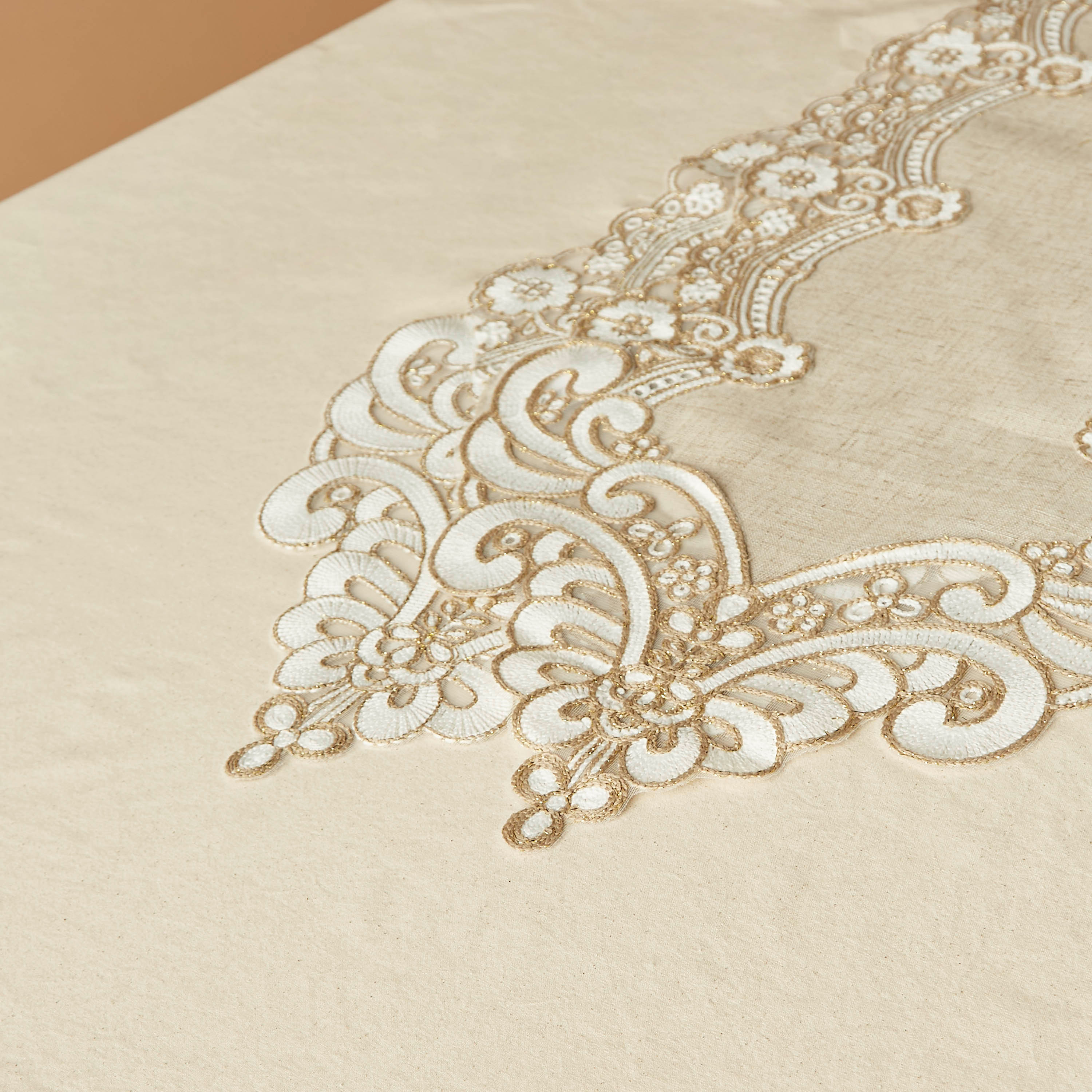 Embroidered Table Runner - 260x35 cms-household-dining-tablelinen-runnersandtablecovers-image-4
