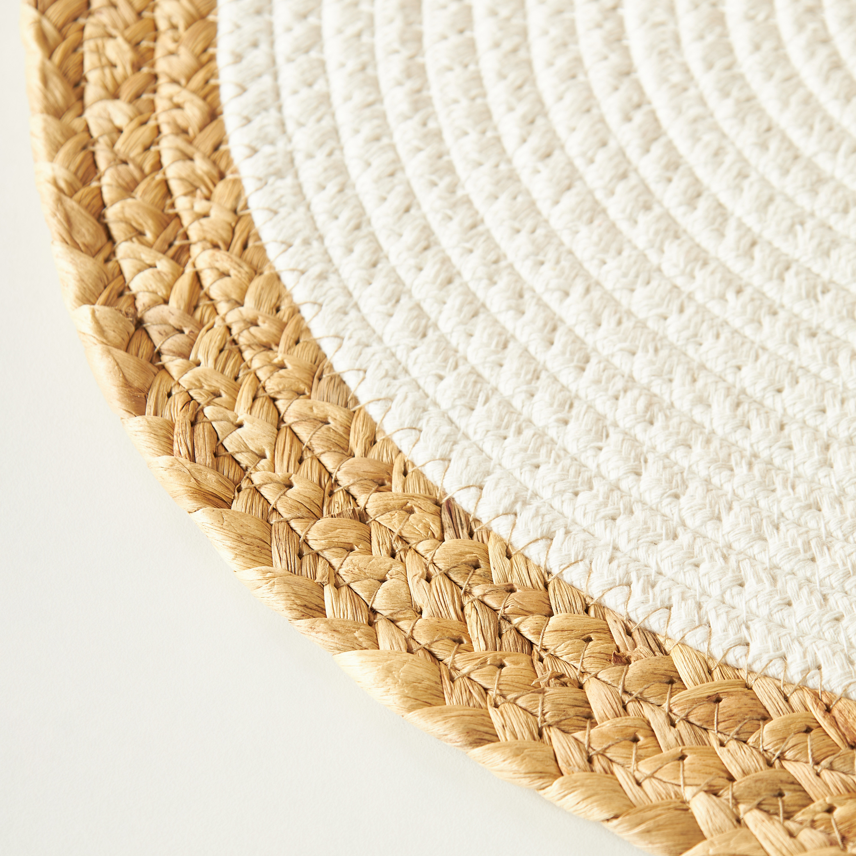 Textured Round Placemat - 38 cms-household-dining-tablelinen-placemats-image-3