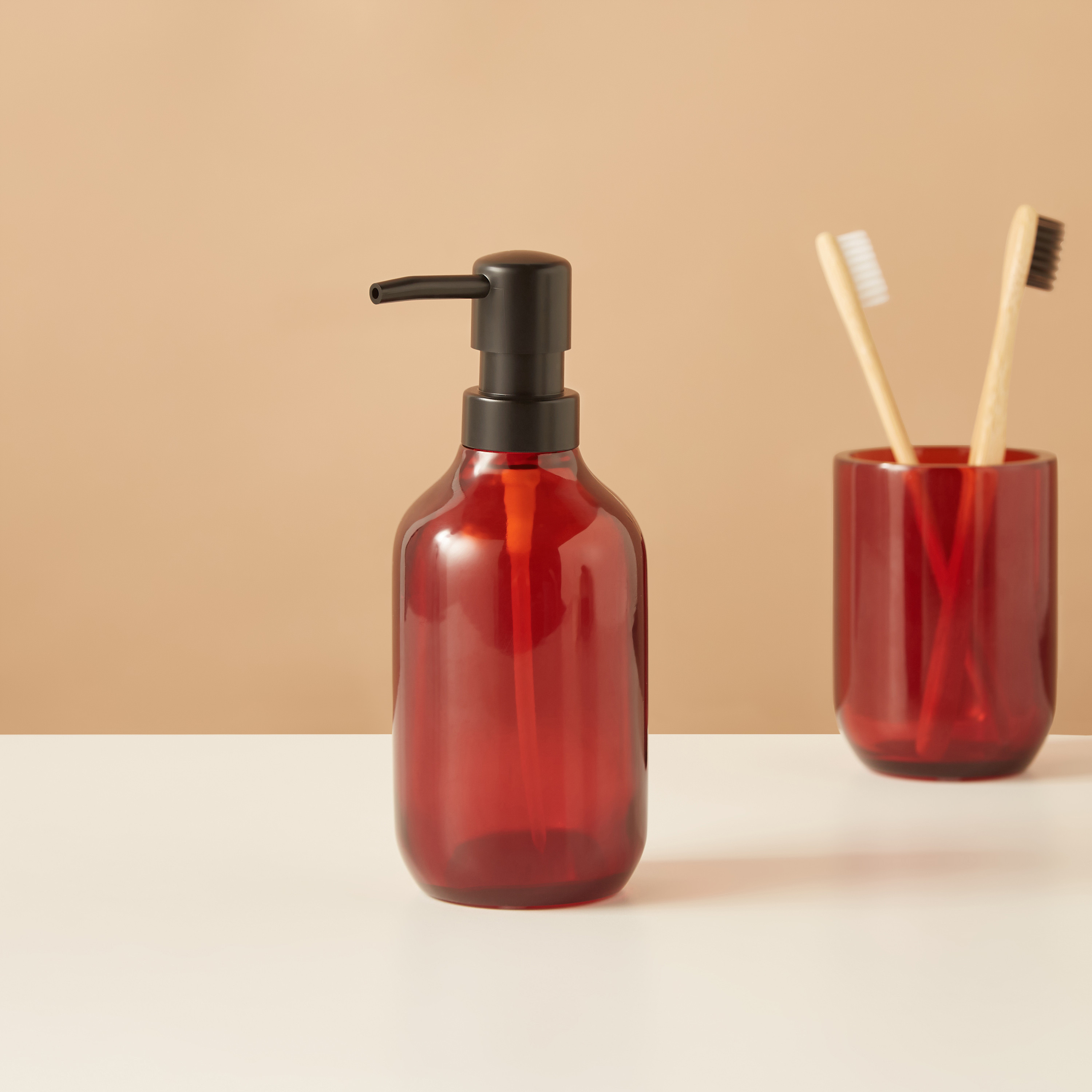 Gia Como Glass Lotion Dispenser-household-bathandlaundry-bathaccessories-soapdishesanddispensers-image-1