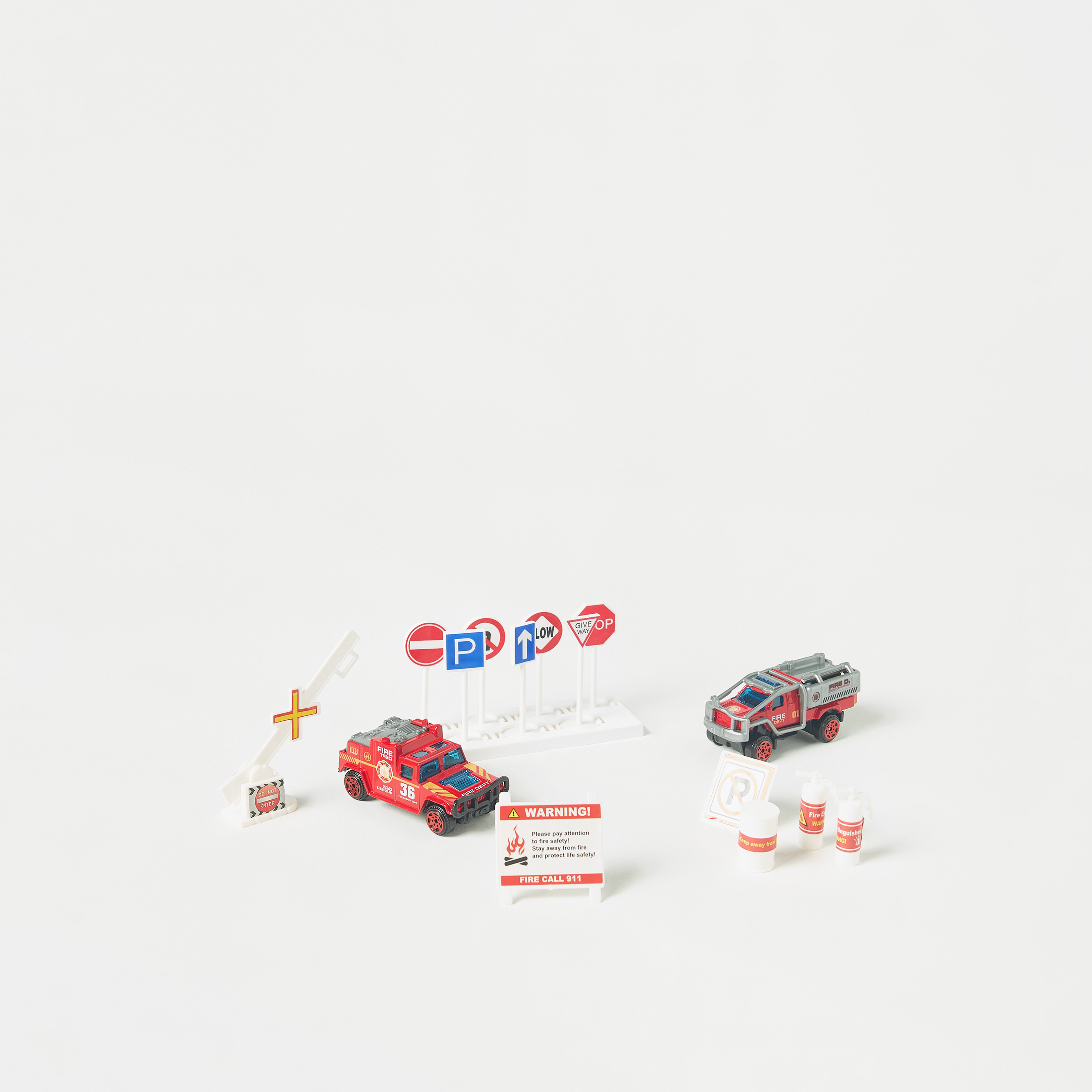 Shop Gloo Die-Cast Fire Playset Online Centrepoint Bahrain