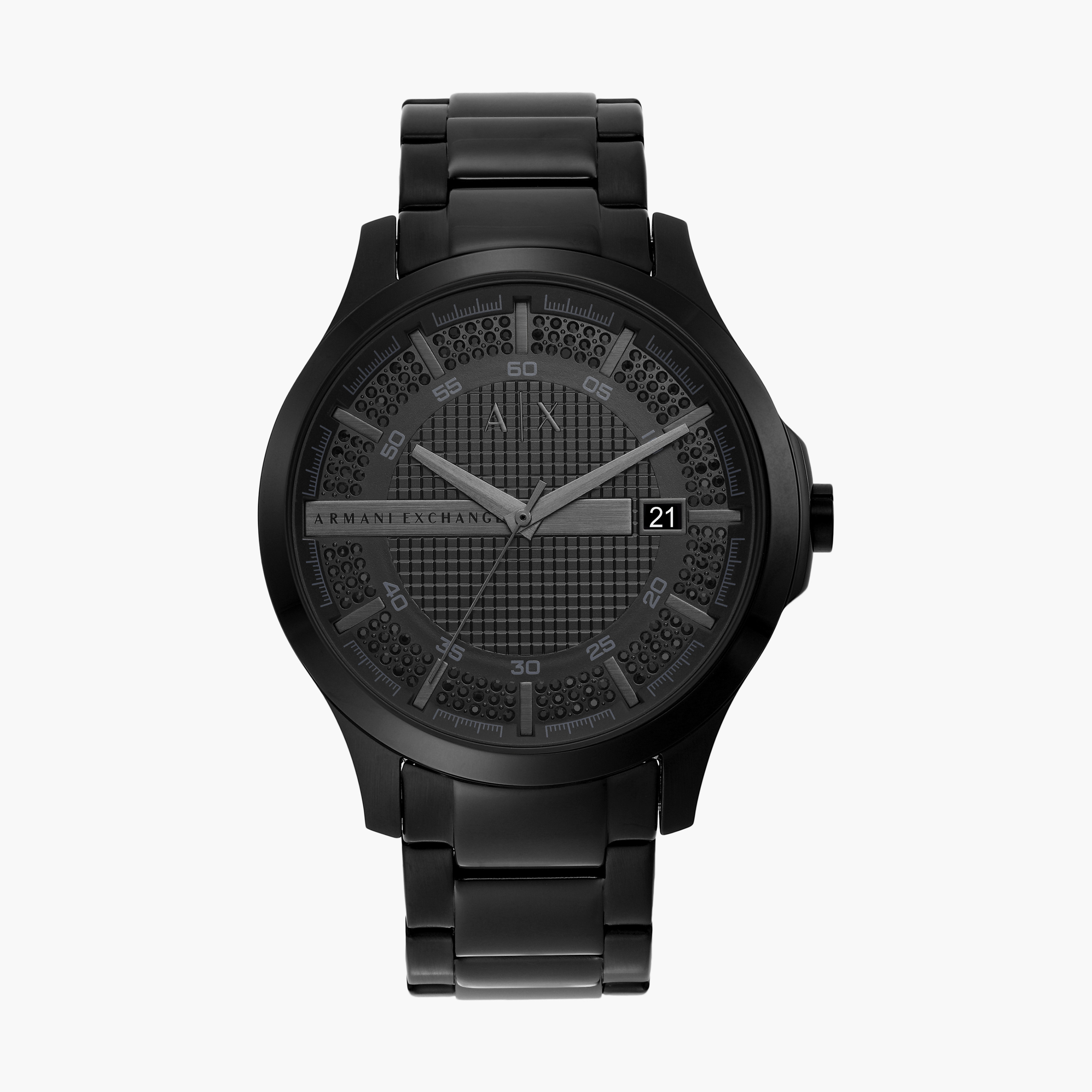 Armani Exchange Men Black Analog Stainless Steel Strap Watch | AX2427