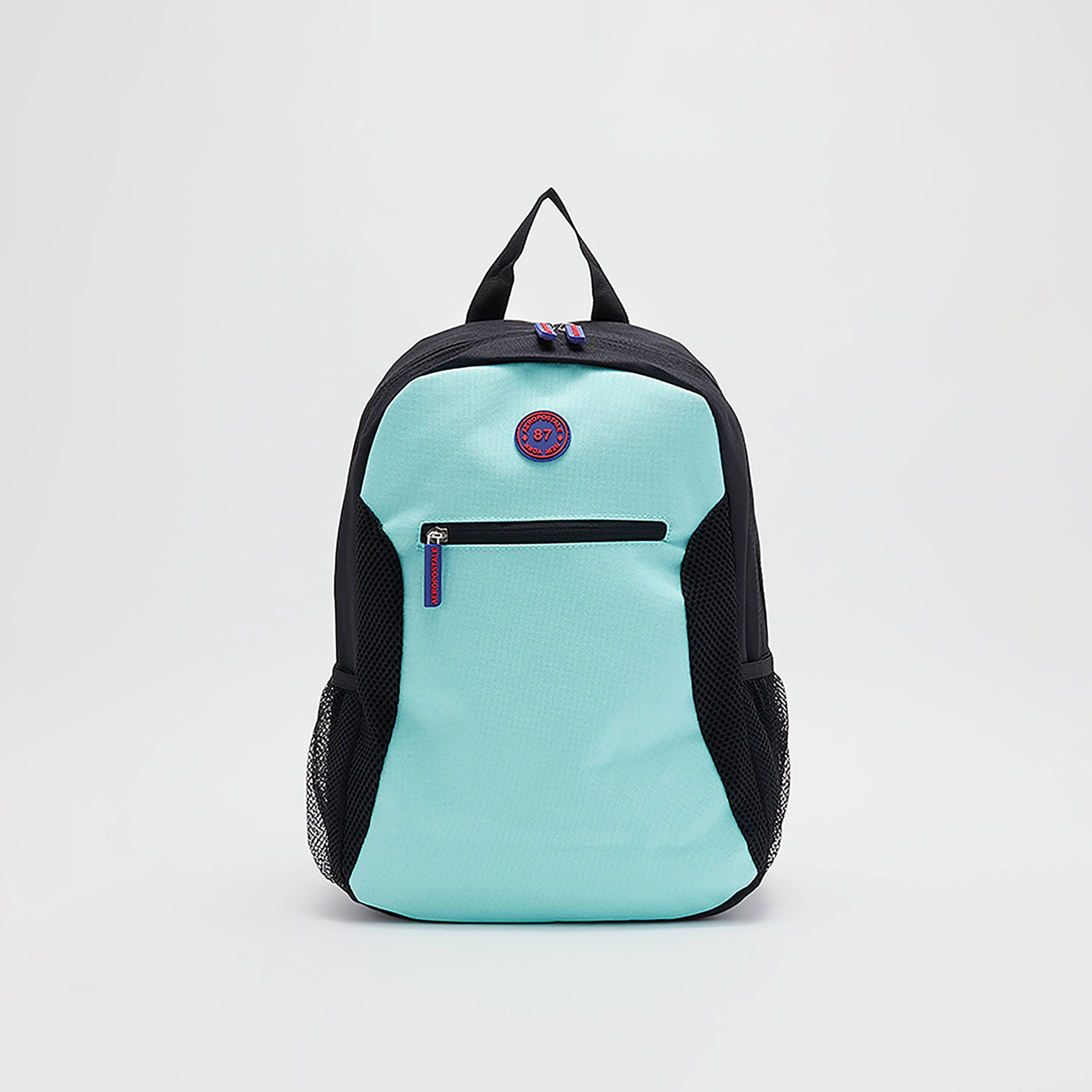 شنطة ظهر للبنات مزينة بشعار العلامة التجارية من ايروبوستال-cpkids-backtoschool-schoolbagsandbackpacks-backpacks-image-1