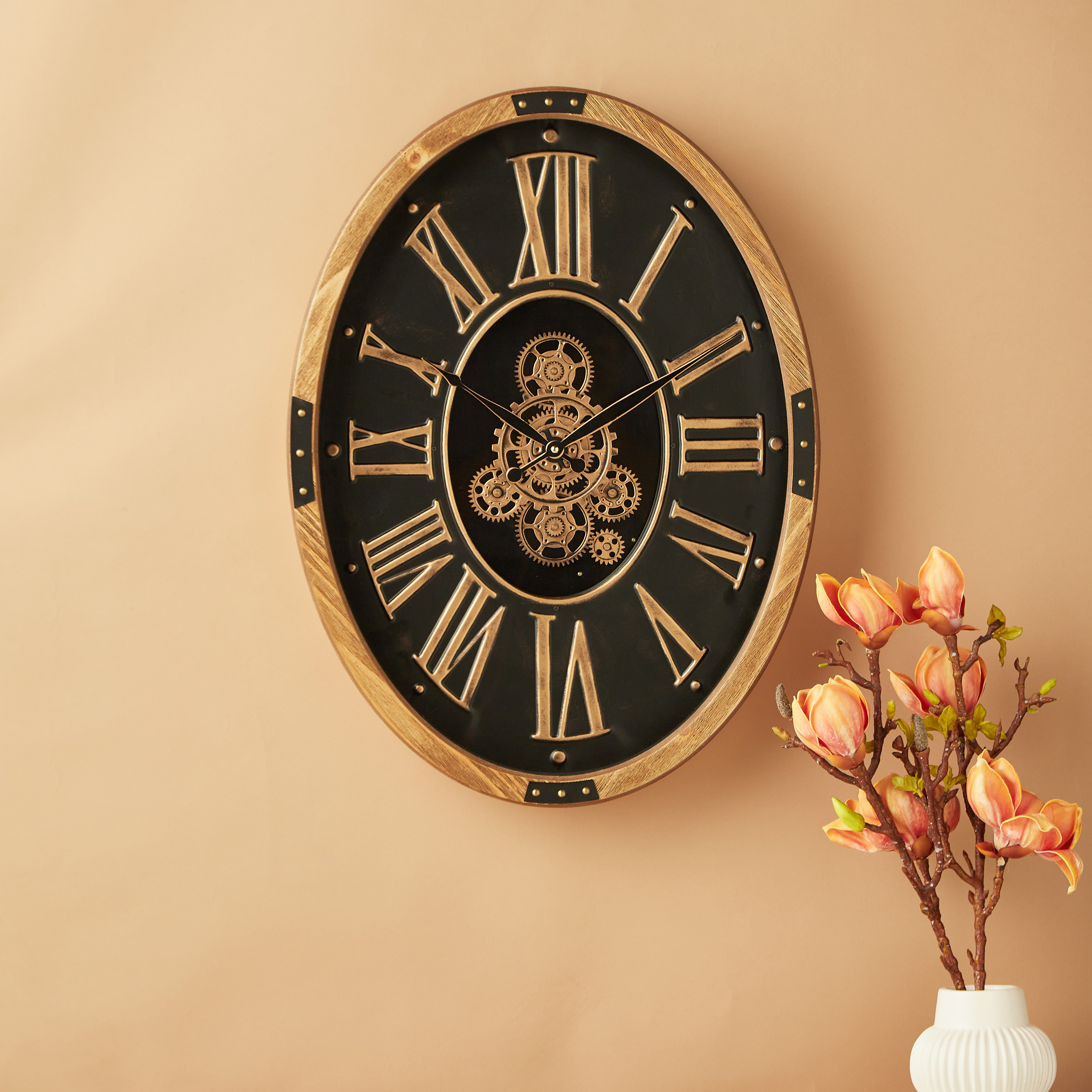 Metallic Wall Clock-household-walldecorandmirrors-clocks-image-1