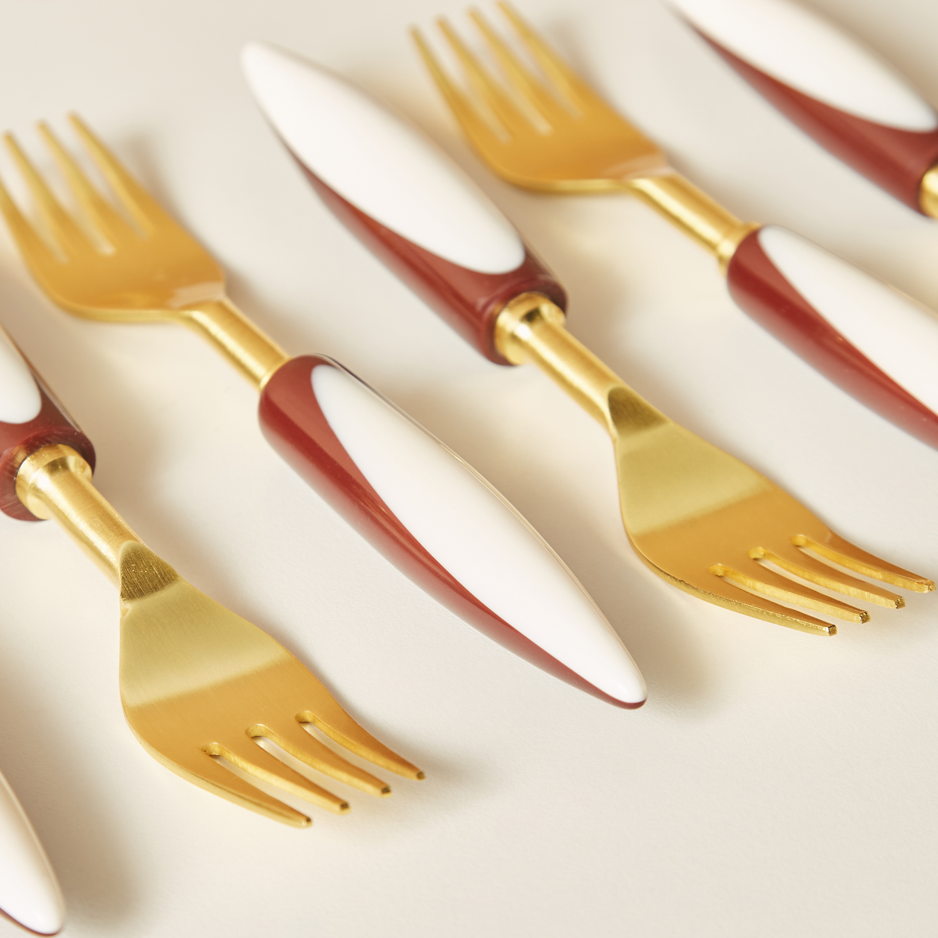 Stainless Steel 6-Piece Fork Set - 16x3 cms-household-dining-cutlery-cutlerysets-image-3