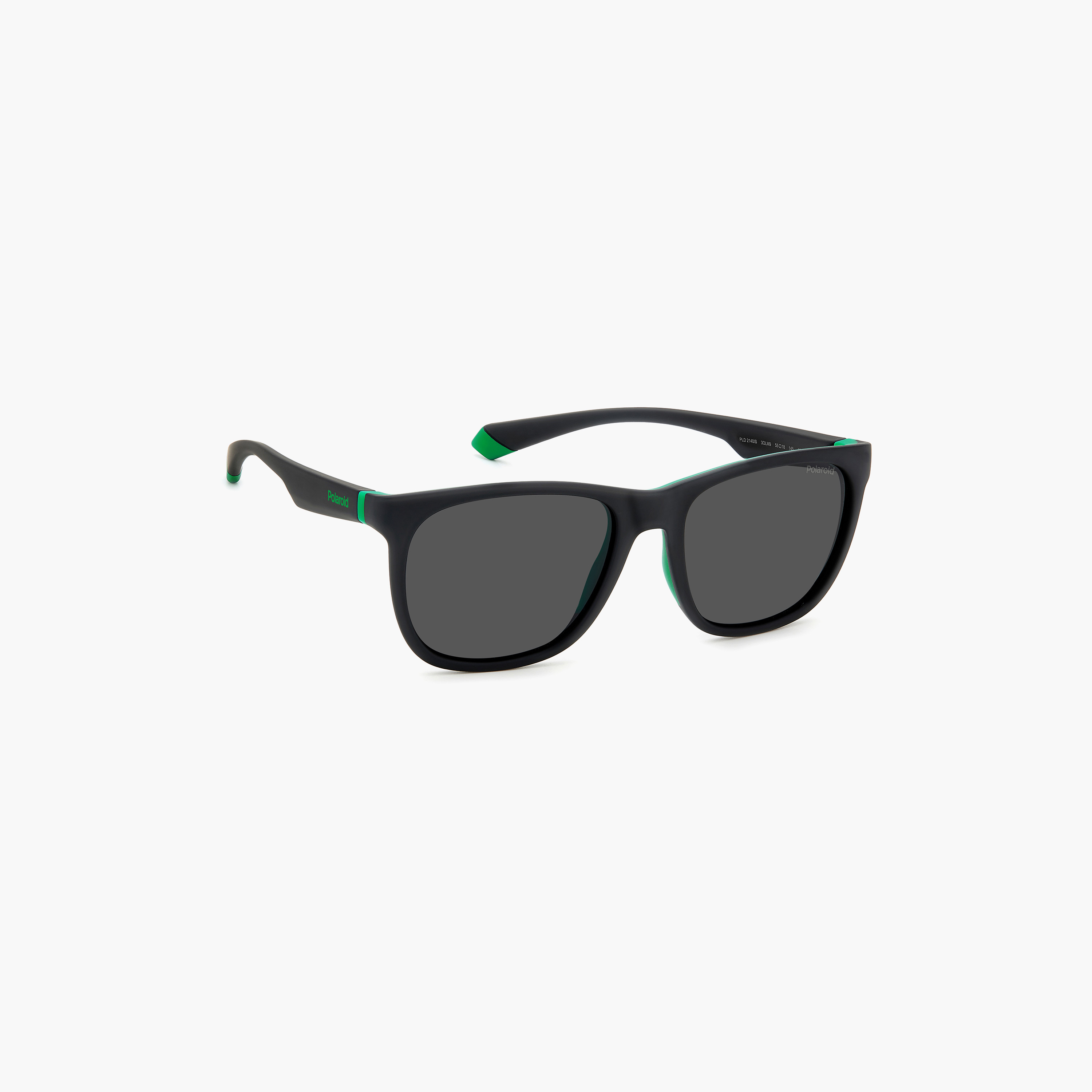 Polaroid Unisex Polarized and UV Protected Grey Lens 55 mm Square Sunglasses | 205717-men-sunglasses-image-2