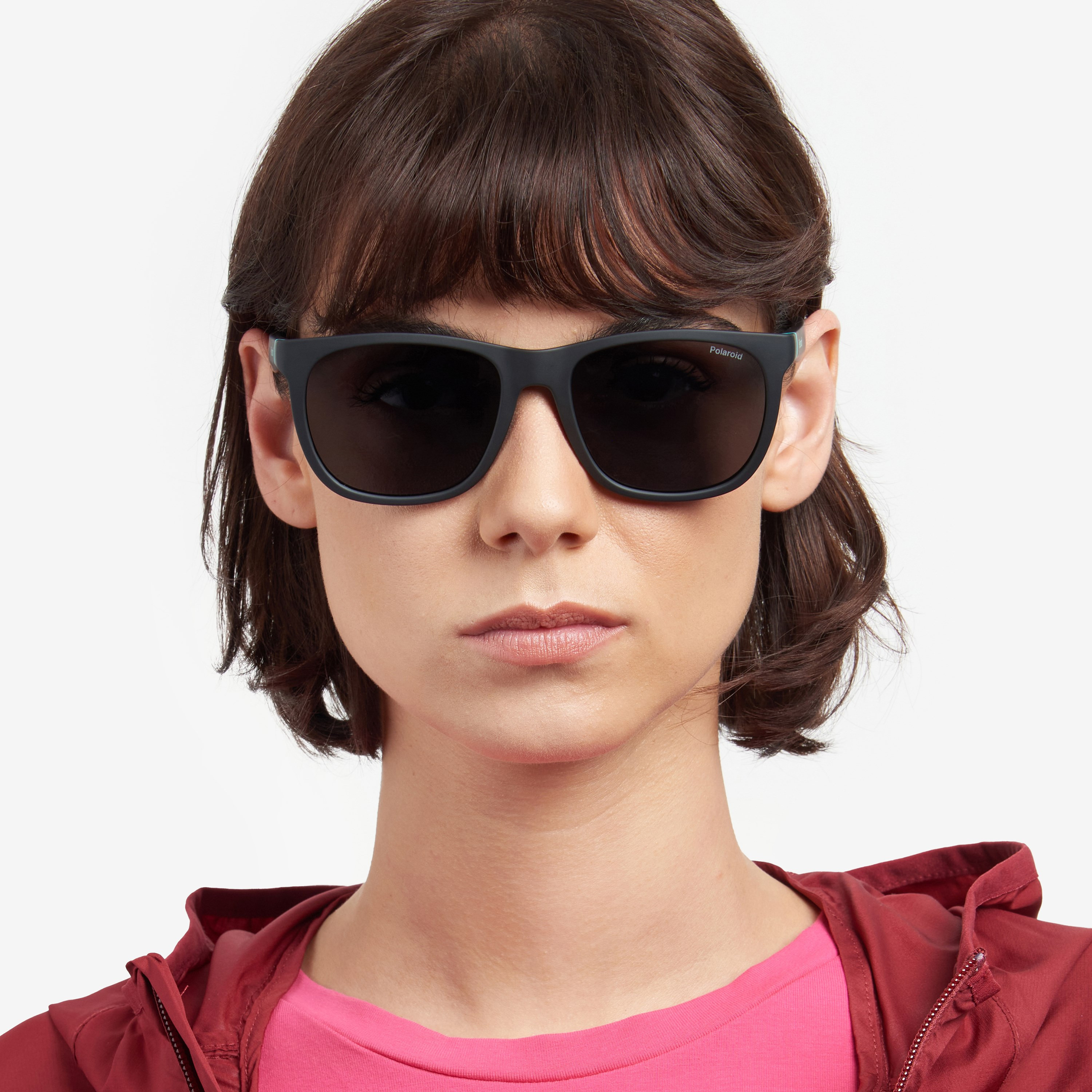 Polaroid Unisex Polarized and UV Protected Grey Lens 55 mm Square Sunglasses | 205717-men-sunglasses-image-6