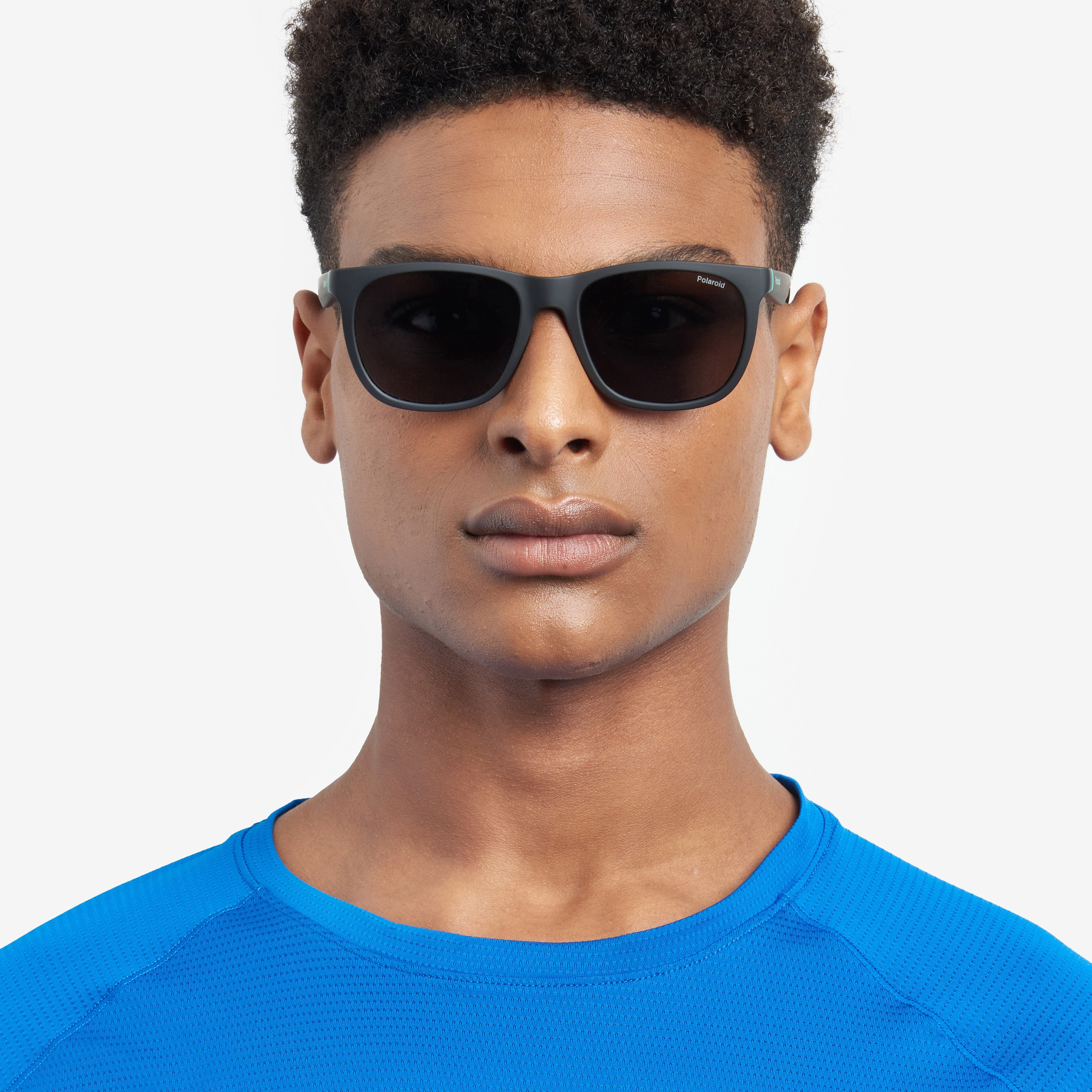 Polaroid Unisex Polarized and UV Protected Grey Lens 55 mm Square Sunglasses | 205717-men-sunglasses-image-7