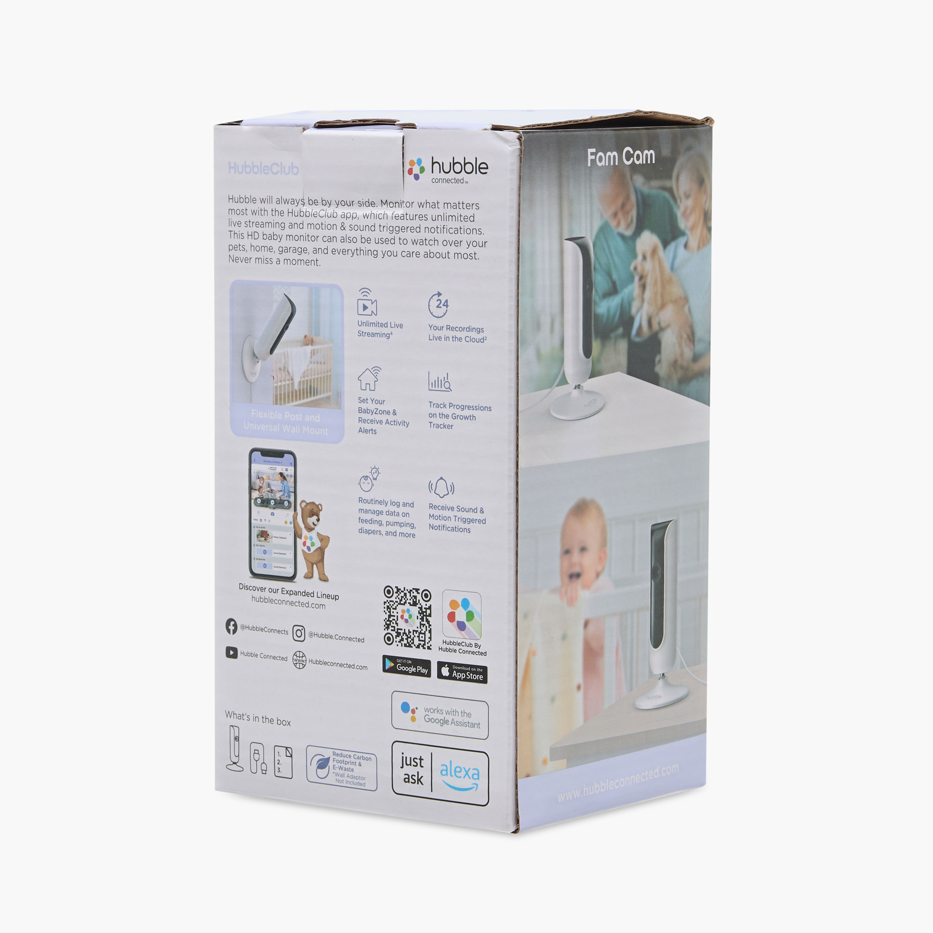 Hubble Fam Cam Smart WI-FI HD Baby Monitor-baby-healthandsafety-babymonitors-image-12