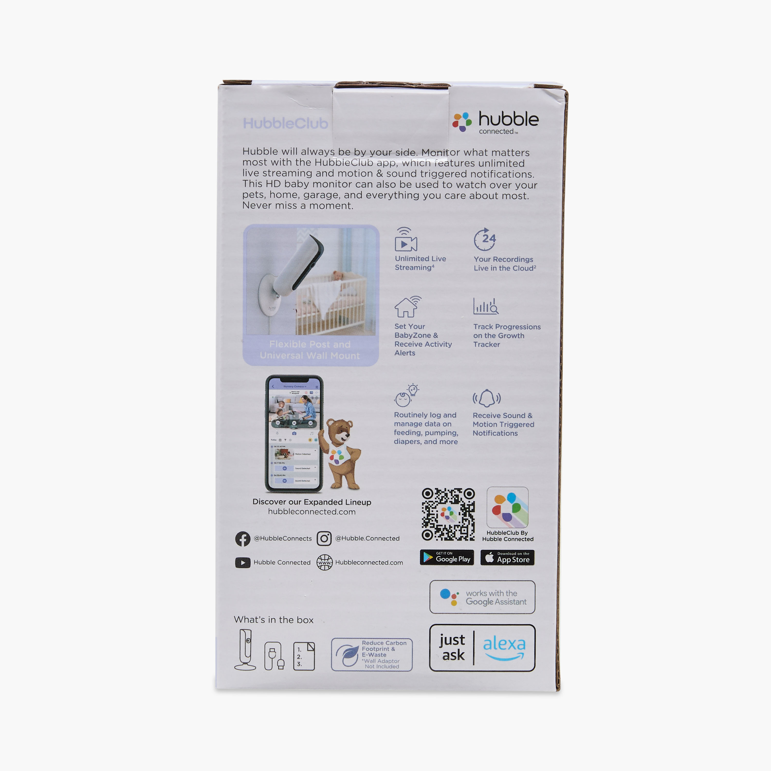 Hubble Fam Cam Smart WI-FI HD Baby Monitor-baby-healthandsafety-babymonitors-image-13