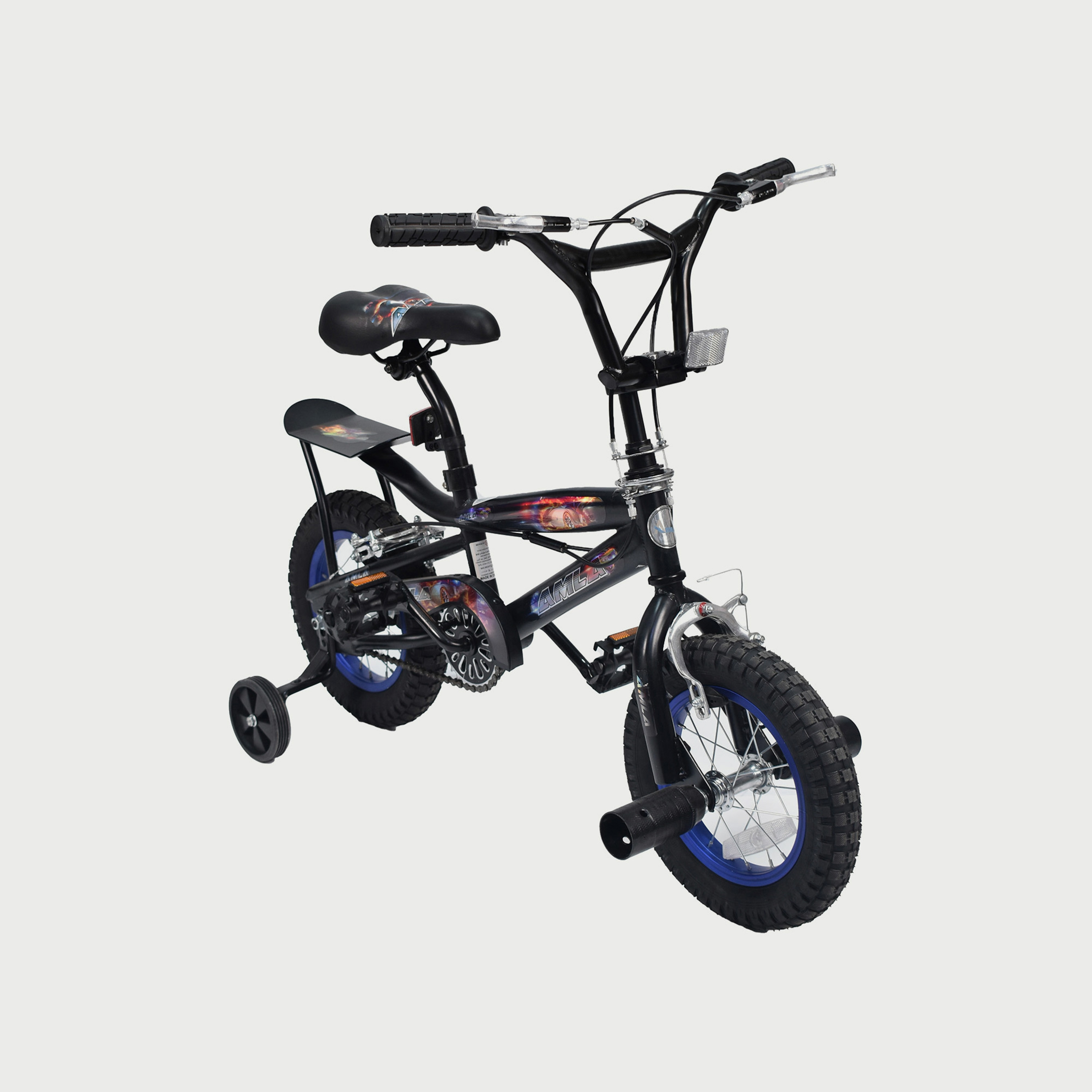 دراجة بثلاث عجلات كوبرا 12 مع أجنحة و مقعد من أملا، ألوان متعددة-toys-outdoor-bikesandrideons-trikes-image-1