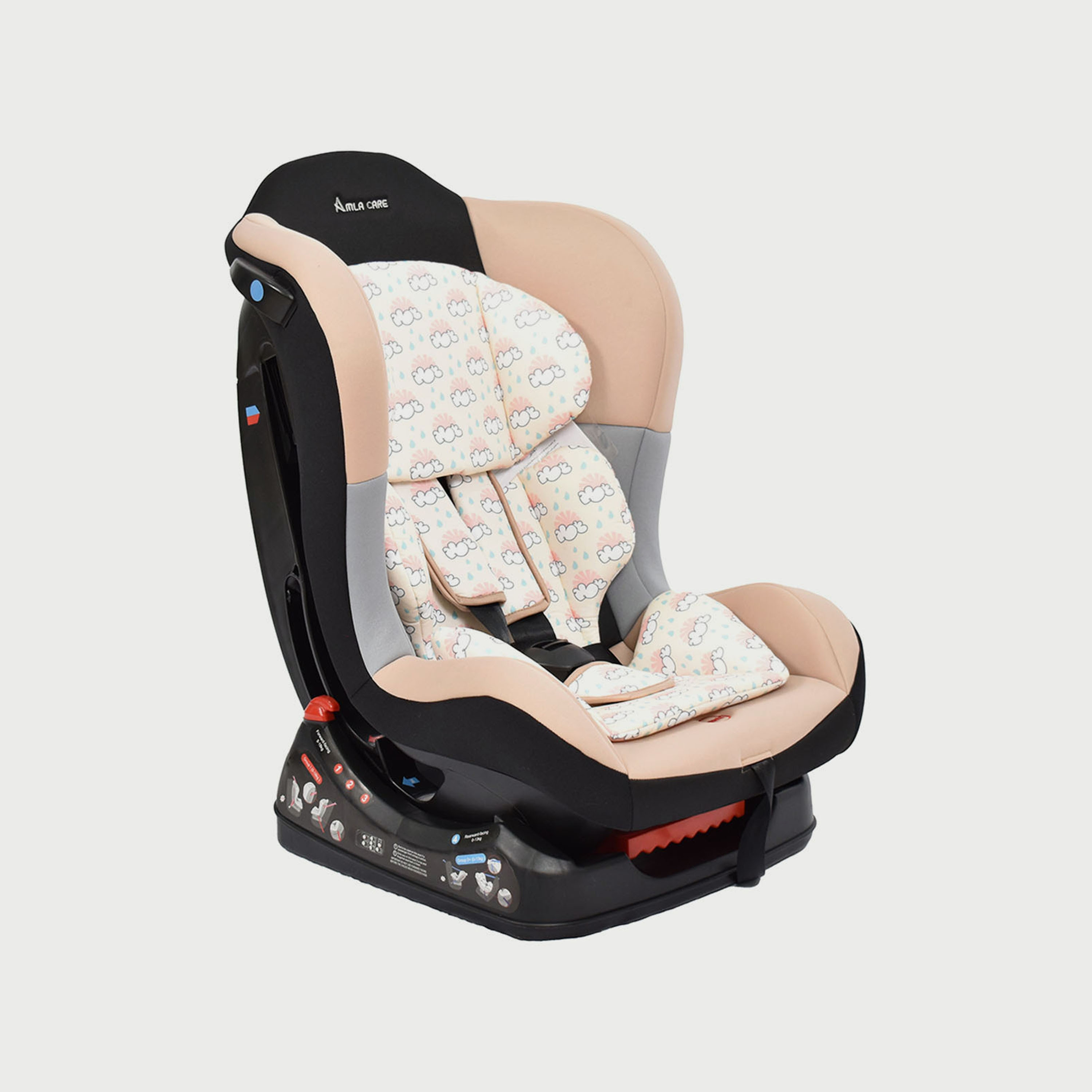 Amla Toddler Car Seat with Front Facing, Adjustable Multi-Recline Positions and Seat Belt System-baby-gear-carseats-image-4