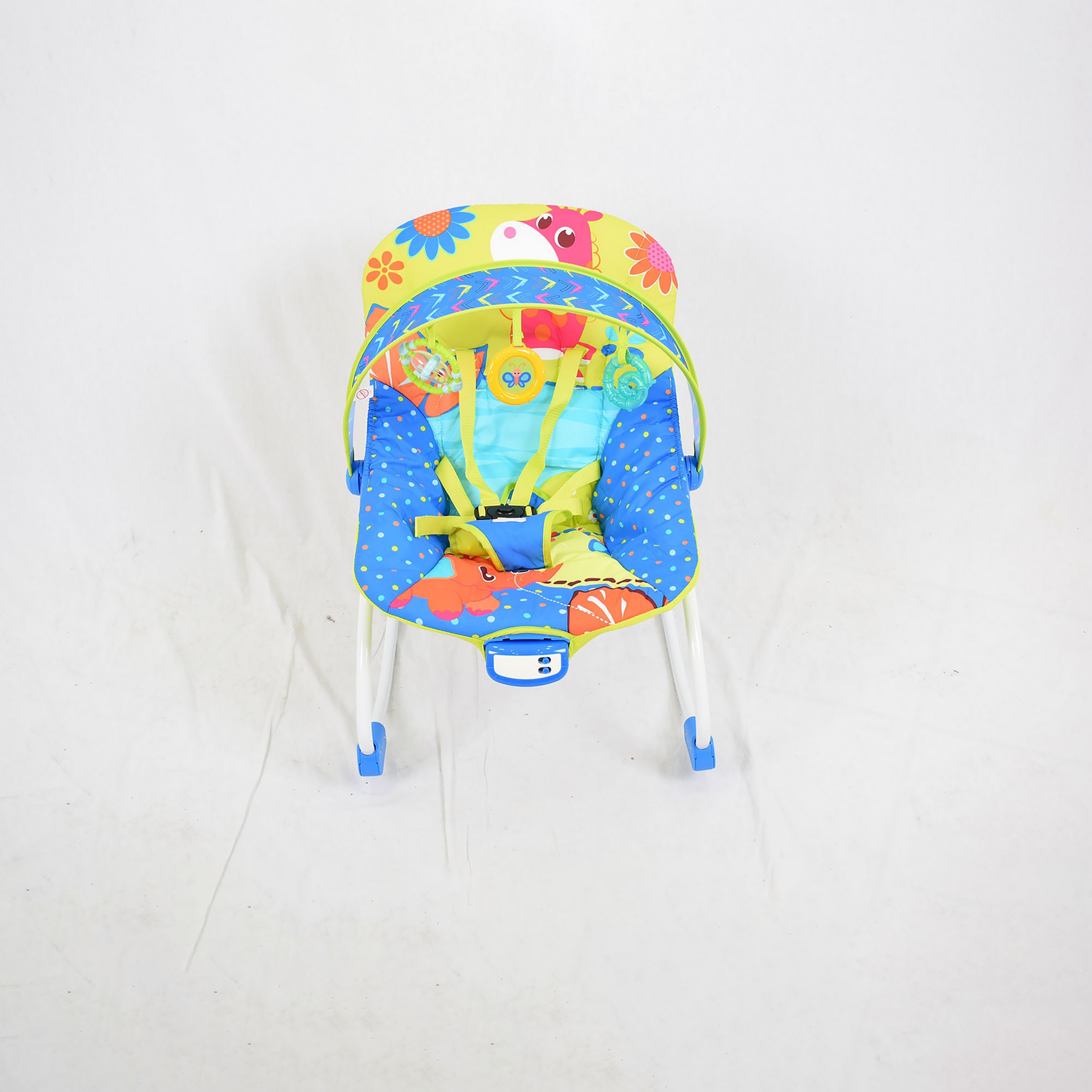 سرير هزاز للرضع مع موسيقي و اهتزازات ماستيلا من أملا، أزرق-baby-infantactivity-rockers-image-1
