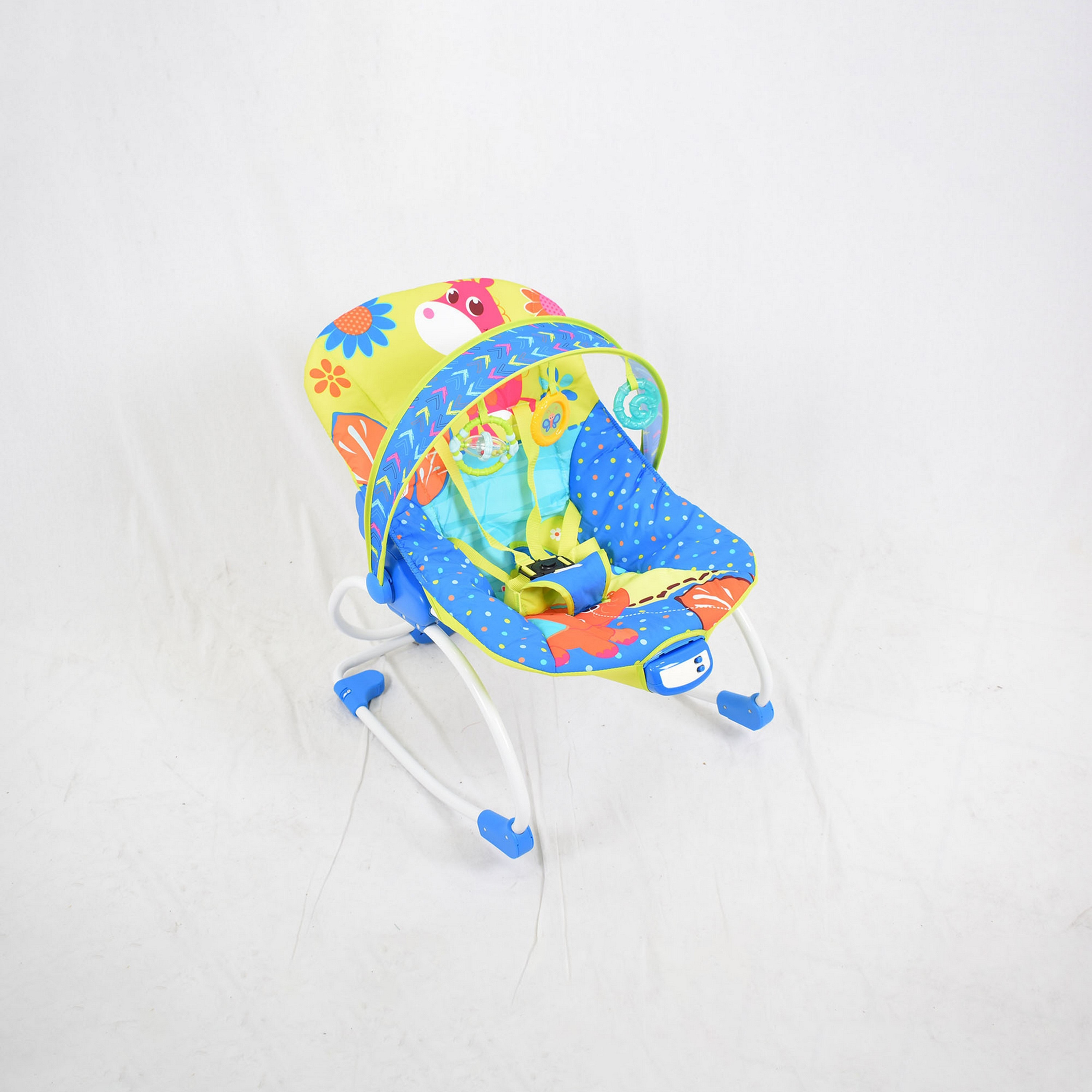 سرير هزاز للرضع مع موسيقي و اهتزازات ماستيلا من أملا، أزرق-baby-infantactivity-rockers-image-4