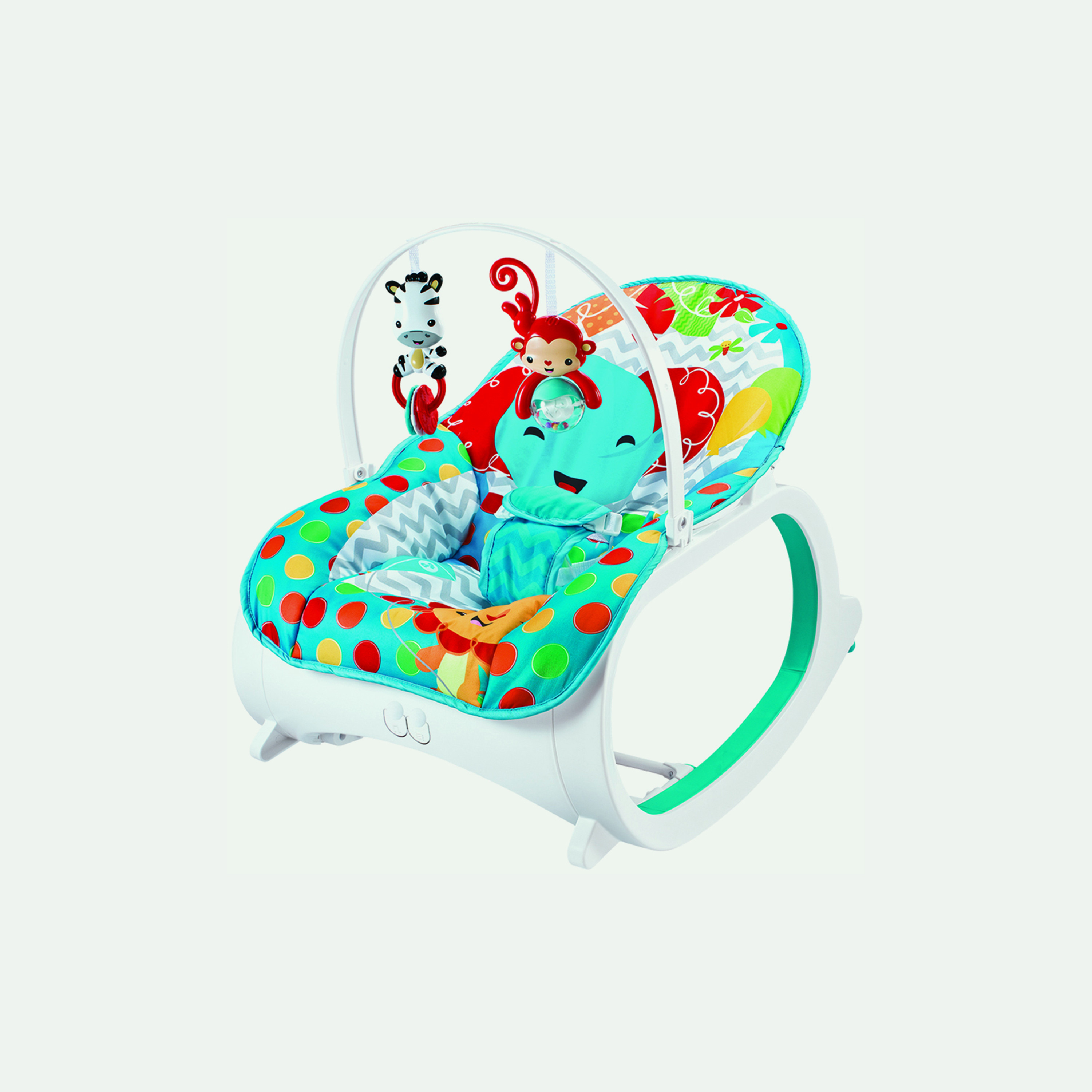 كرسي هزاز للرضع من أملا, متعدد الألوان-baby-infantactivity-rockers-image-2